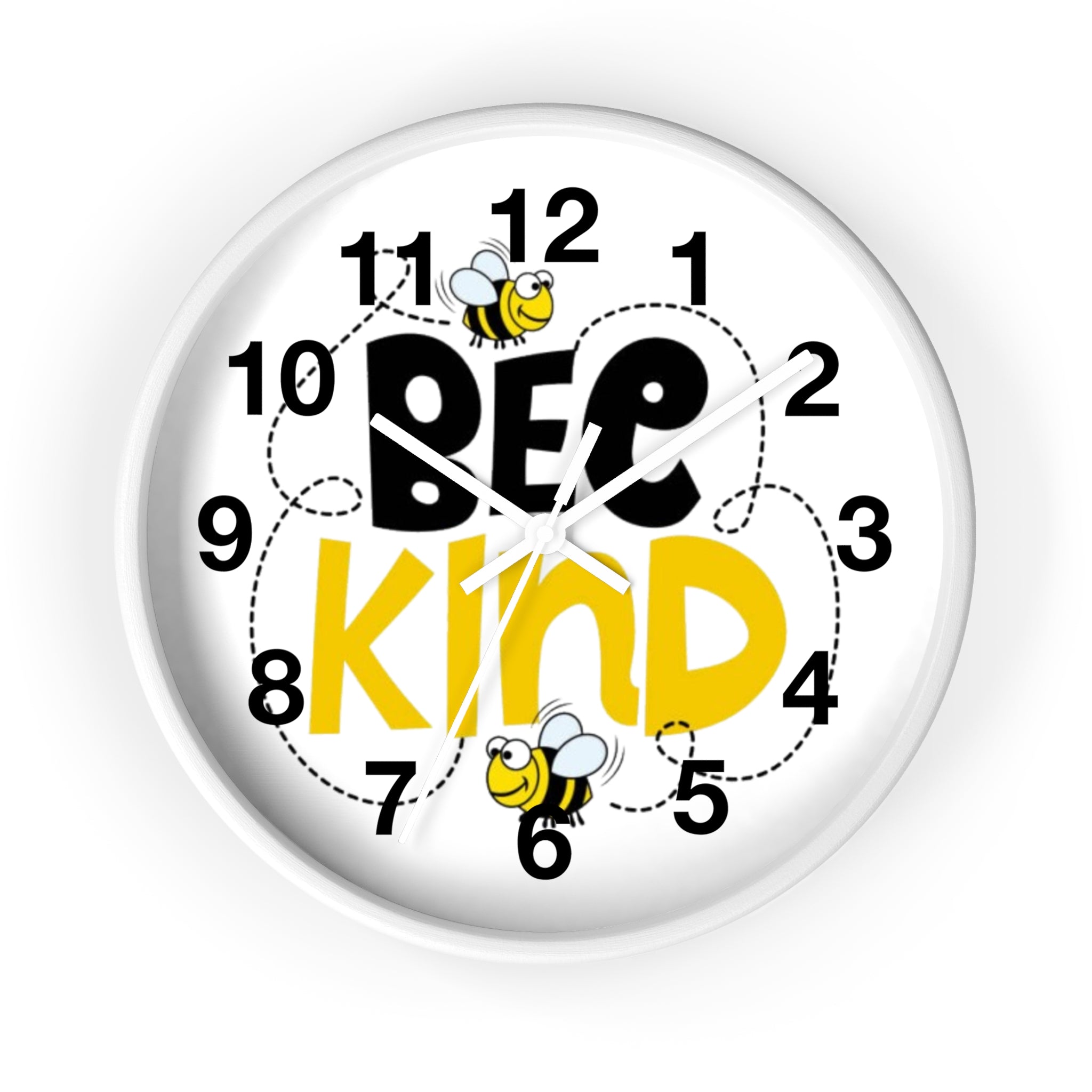 Bee Kind Inspirational Wall Clock