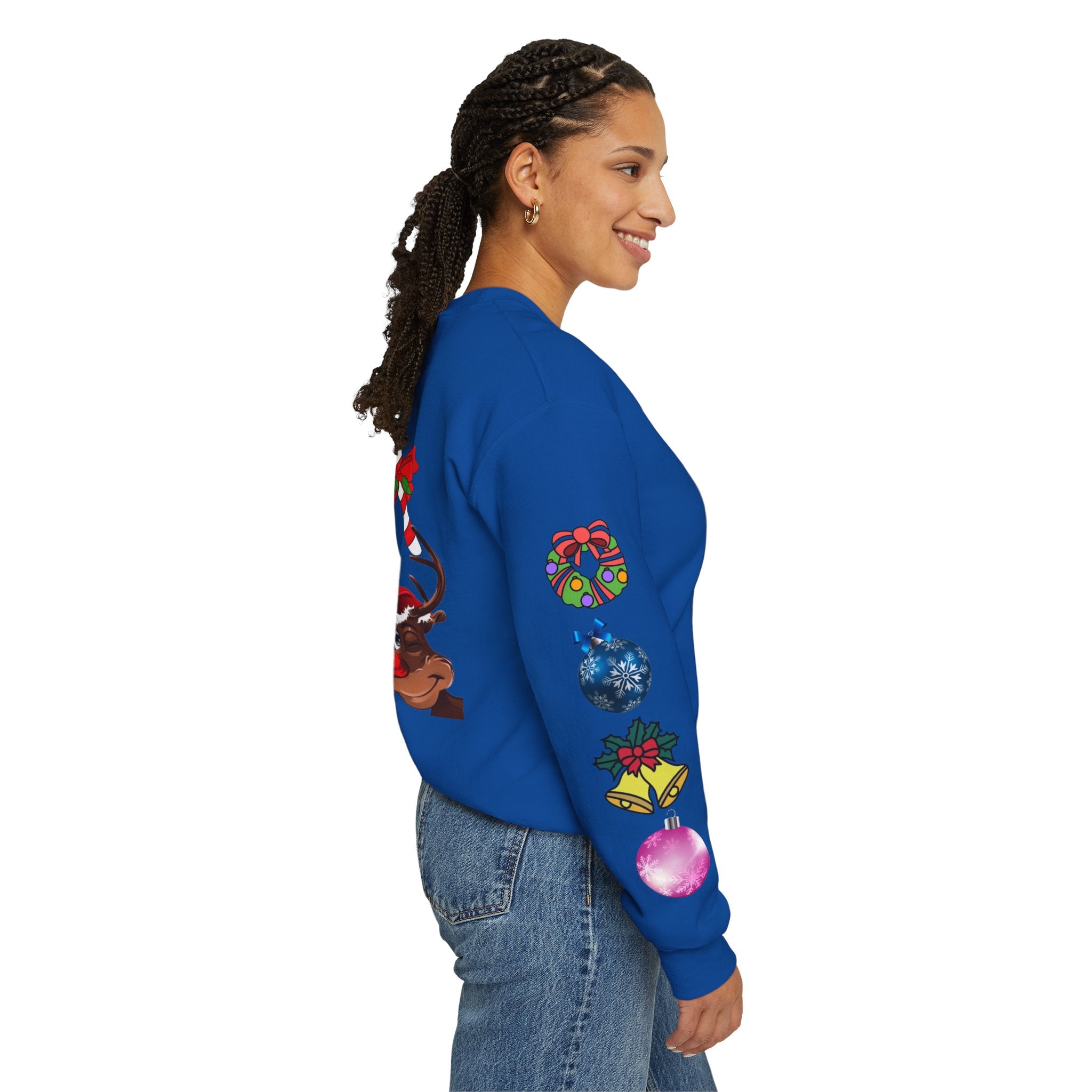 Festive Not-So-Ugly Christmas Unisex Heavy Blend™ Crewneck Sweatshirt