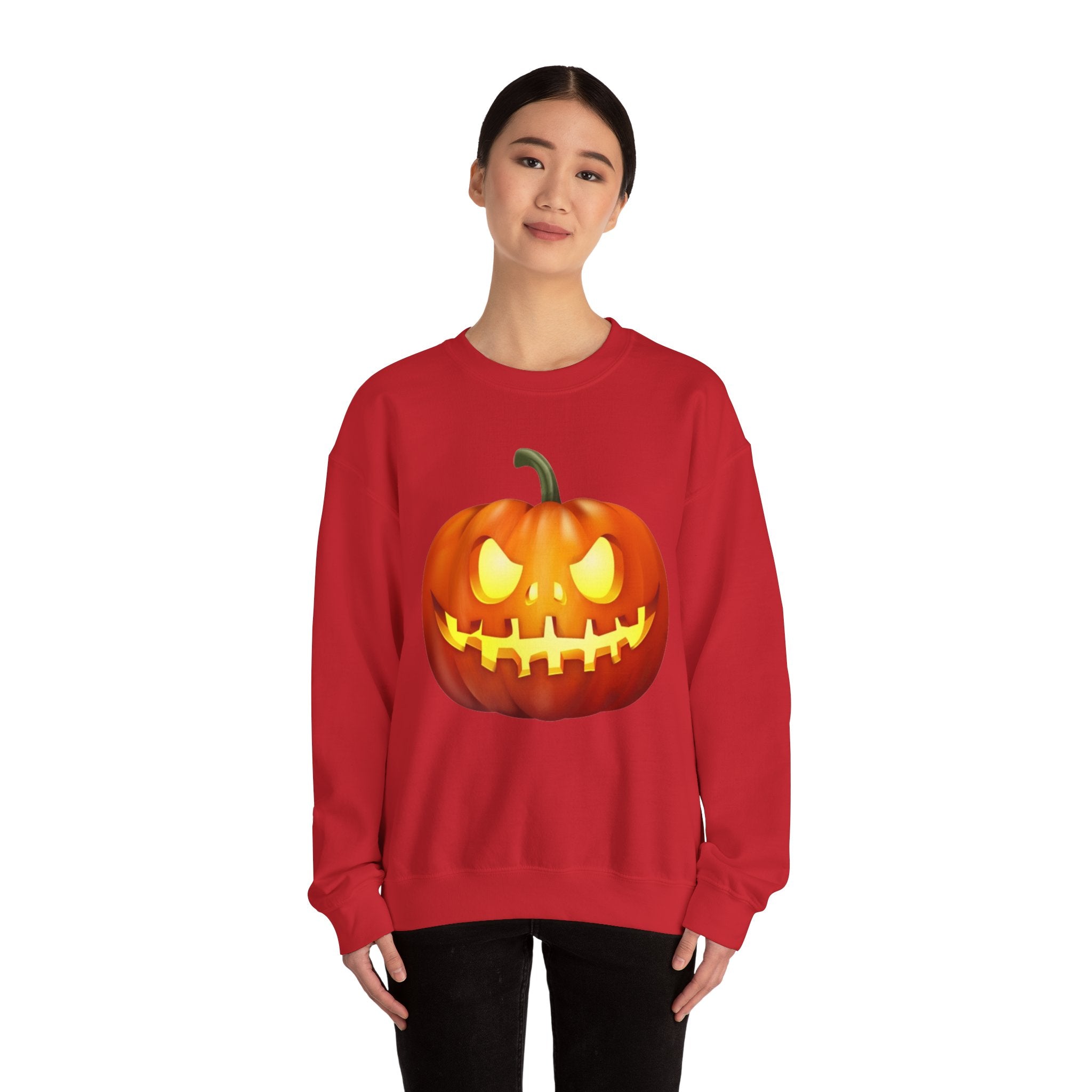 Halloween Pumpkin Unisex Heavy Blend™ Crewneck Sweatshirt