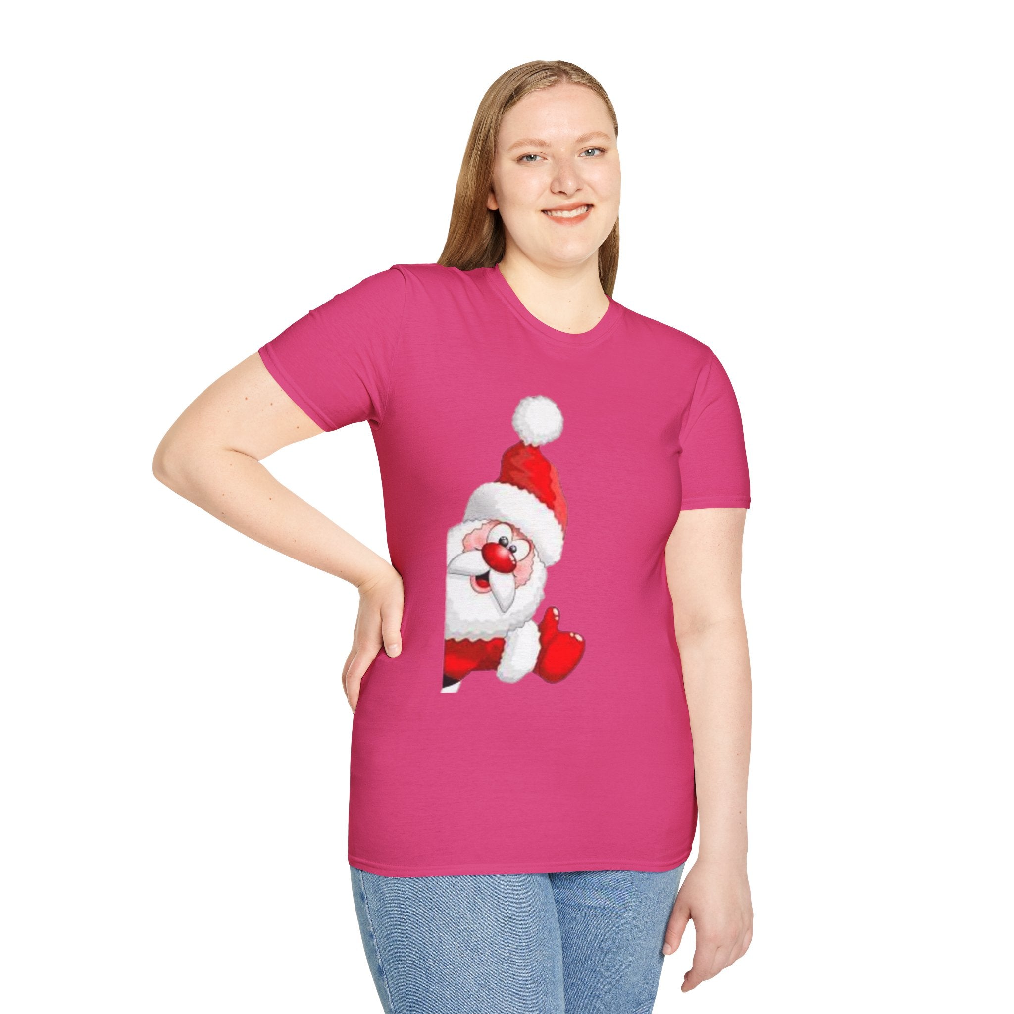 Festive Santa Unisex Softstyle T-Shirt