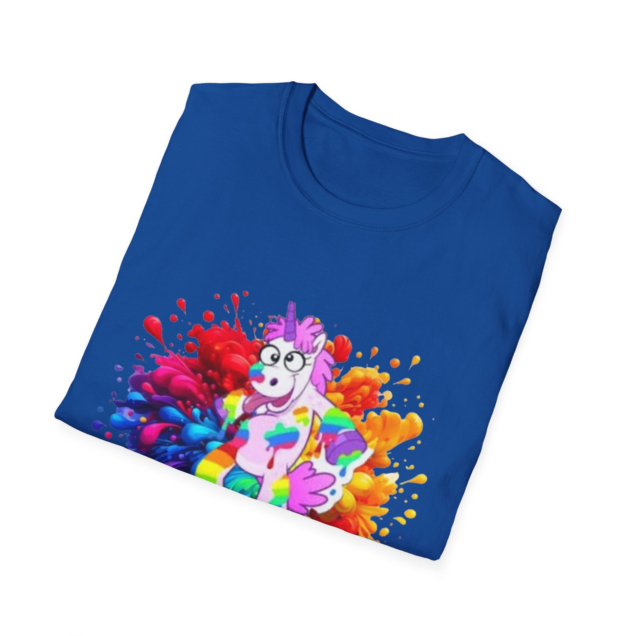 Drunk With Color Unicorn Unisex Softstyle T-Shirt