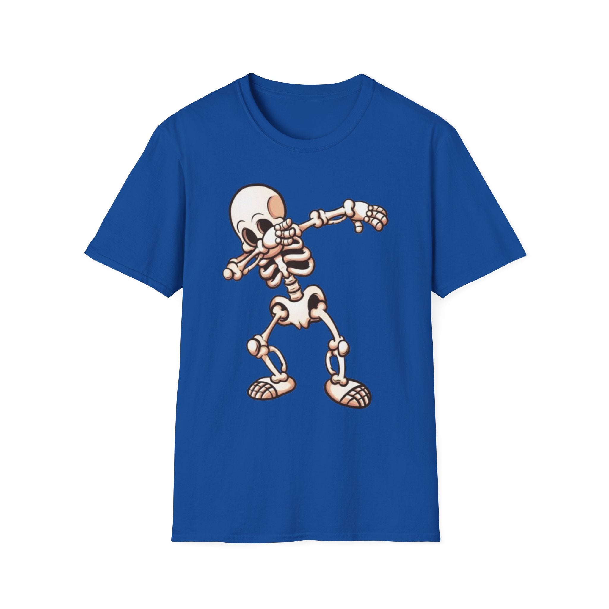 Dabbing Halloween Skeleton Unisex Softstyle T-Shirt
