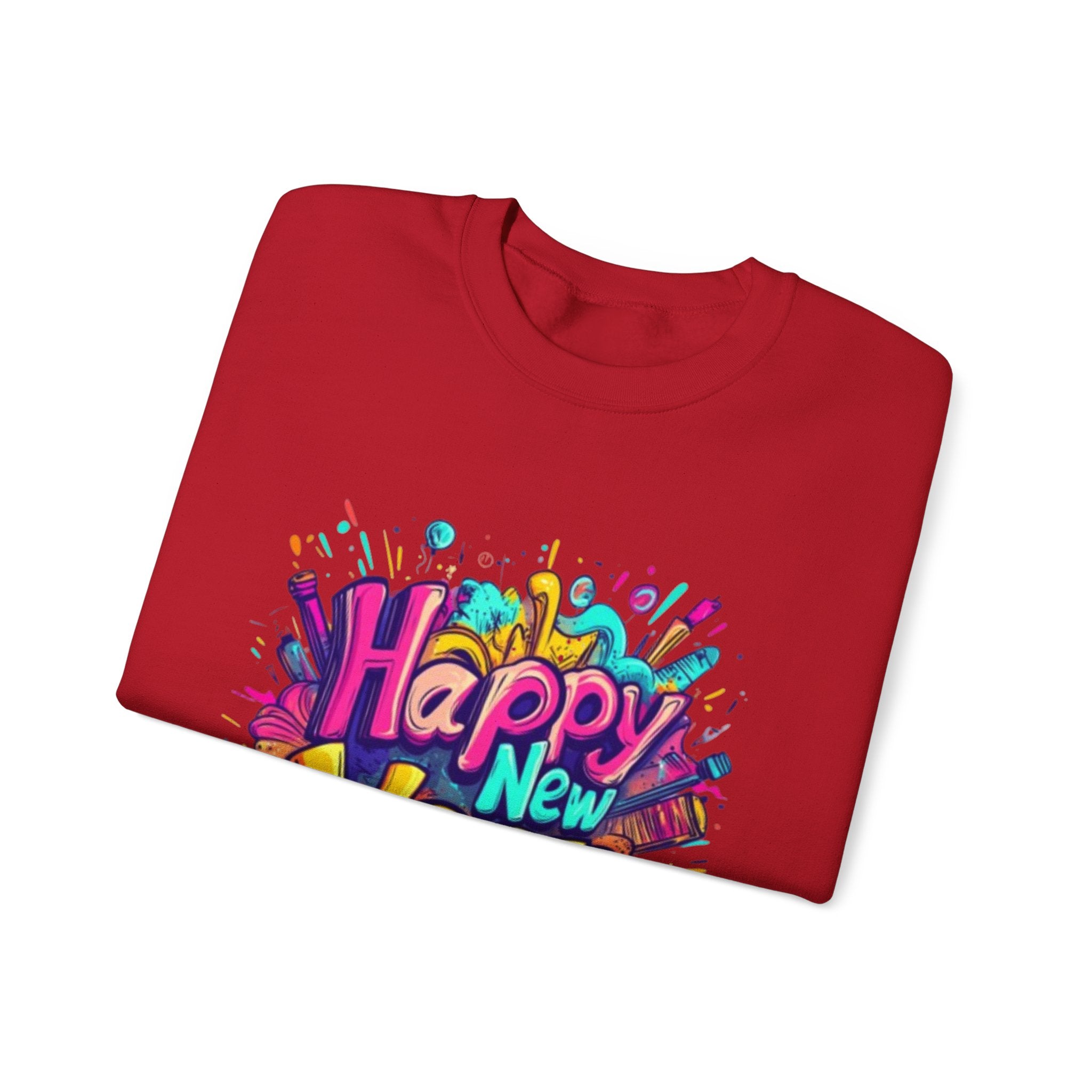 2026 Happy New Year DOUBLE SIDED Unisex Heavy Blend™ Crewneck Sweatshirt