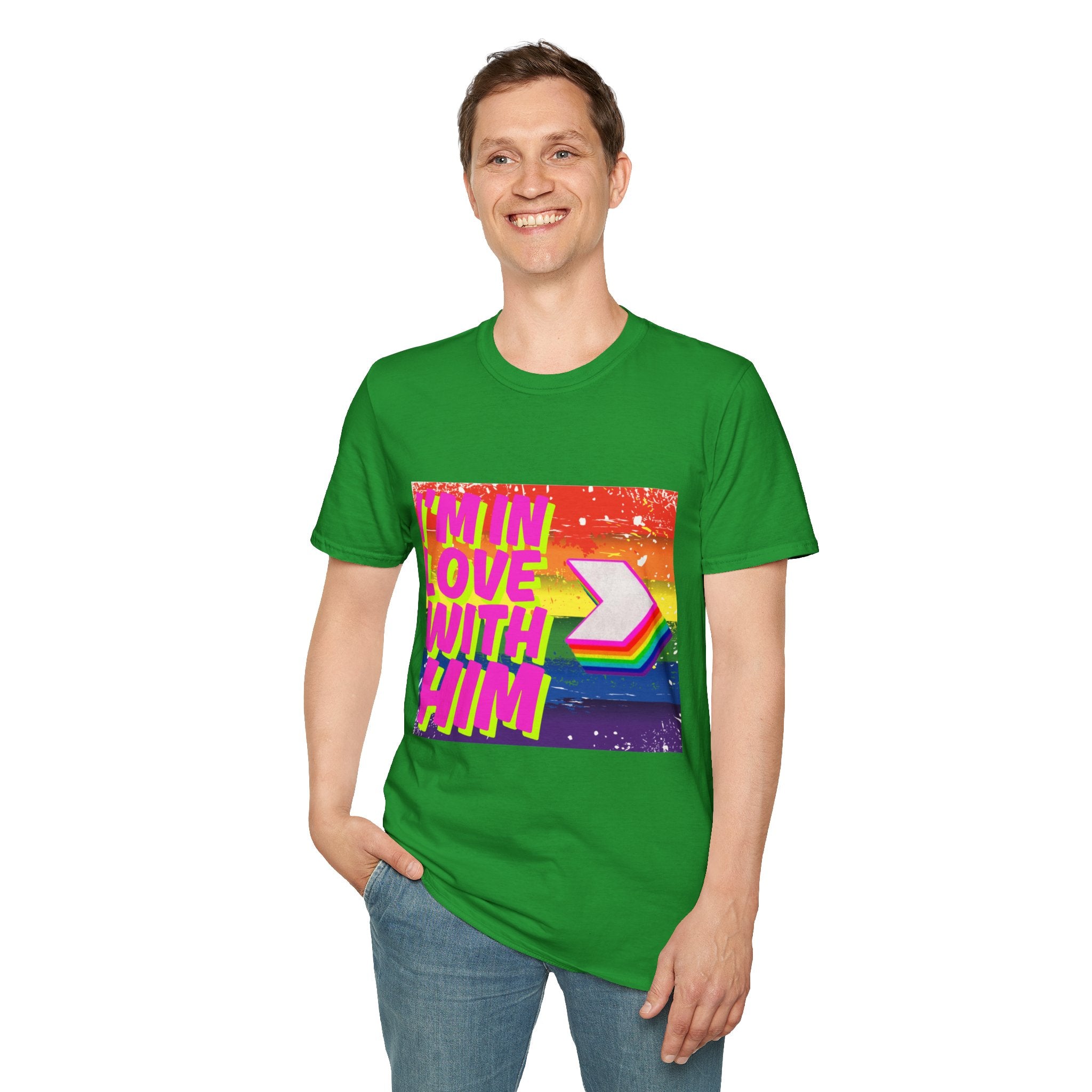 I'm In Love With Him Unisex Softstyle T-Shirt