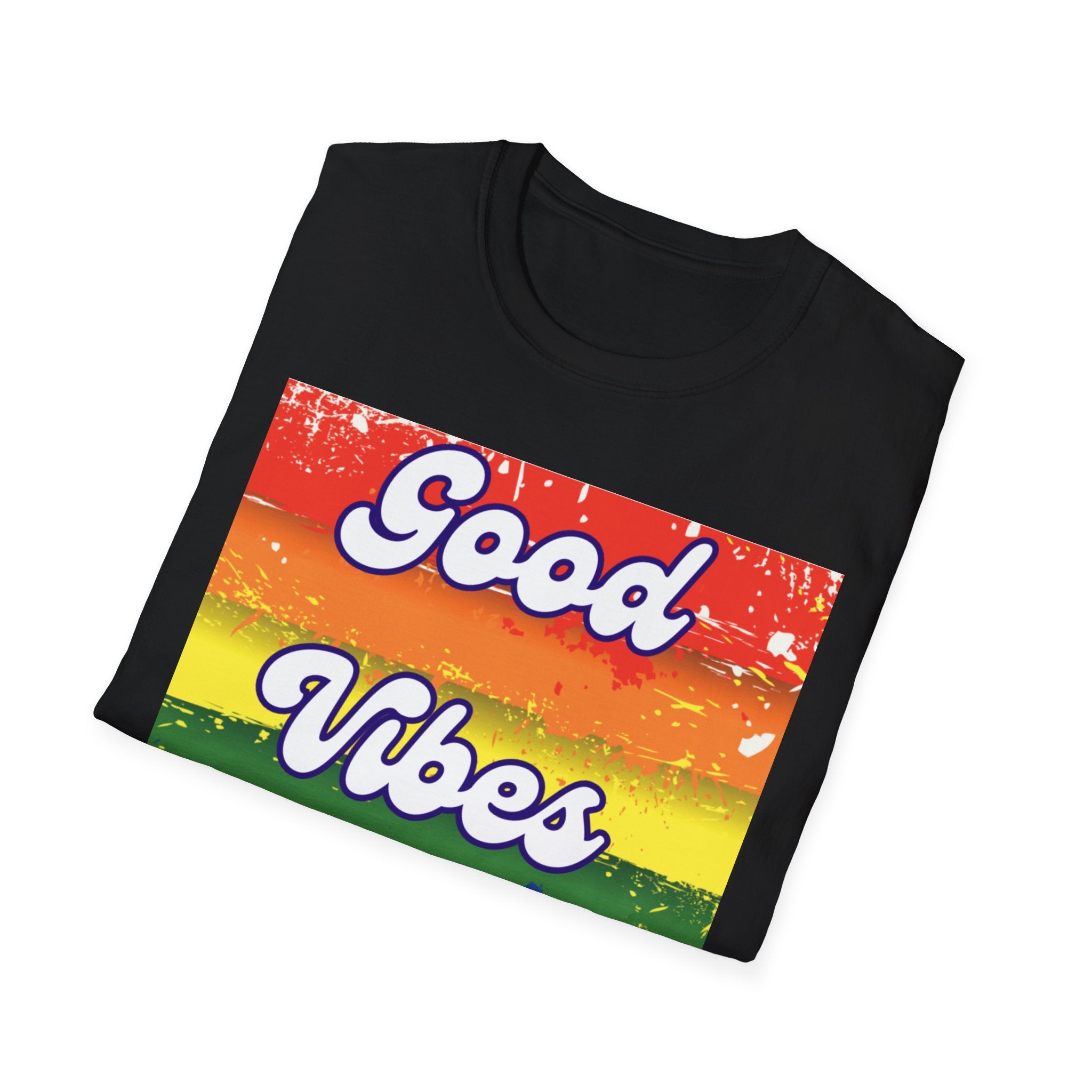 Good Vibes Only White Unisex Softstyle T-Shirt