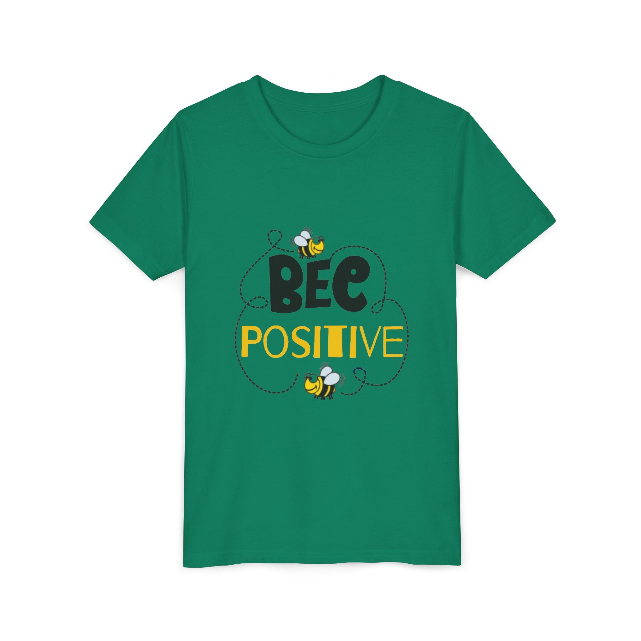 Bee Positive Youth Short Sleeve T-Shirt