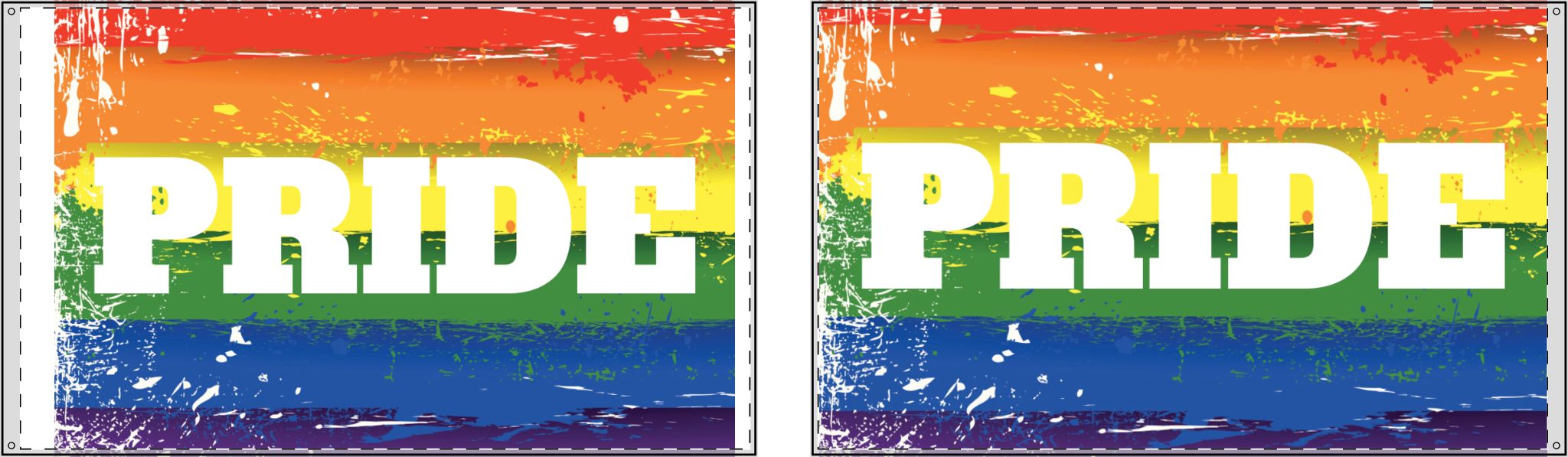 Double Sided PRIDE Flag