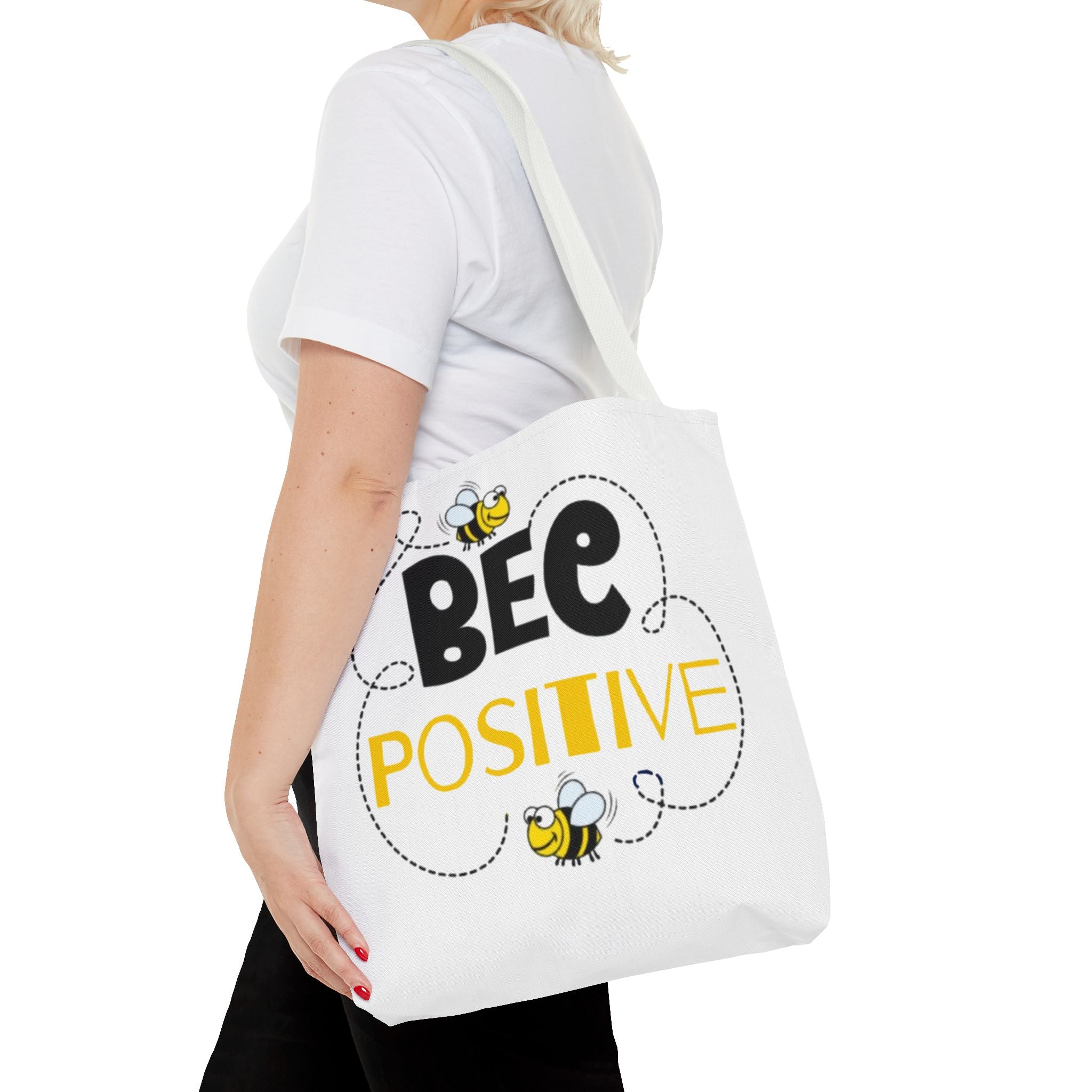 Bee Positive Eco-Friendly Tote Bag