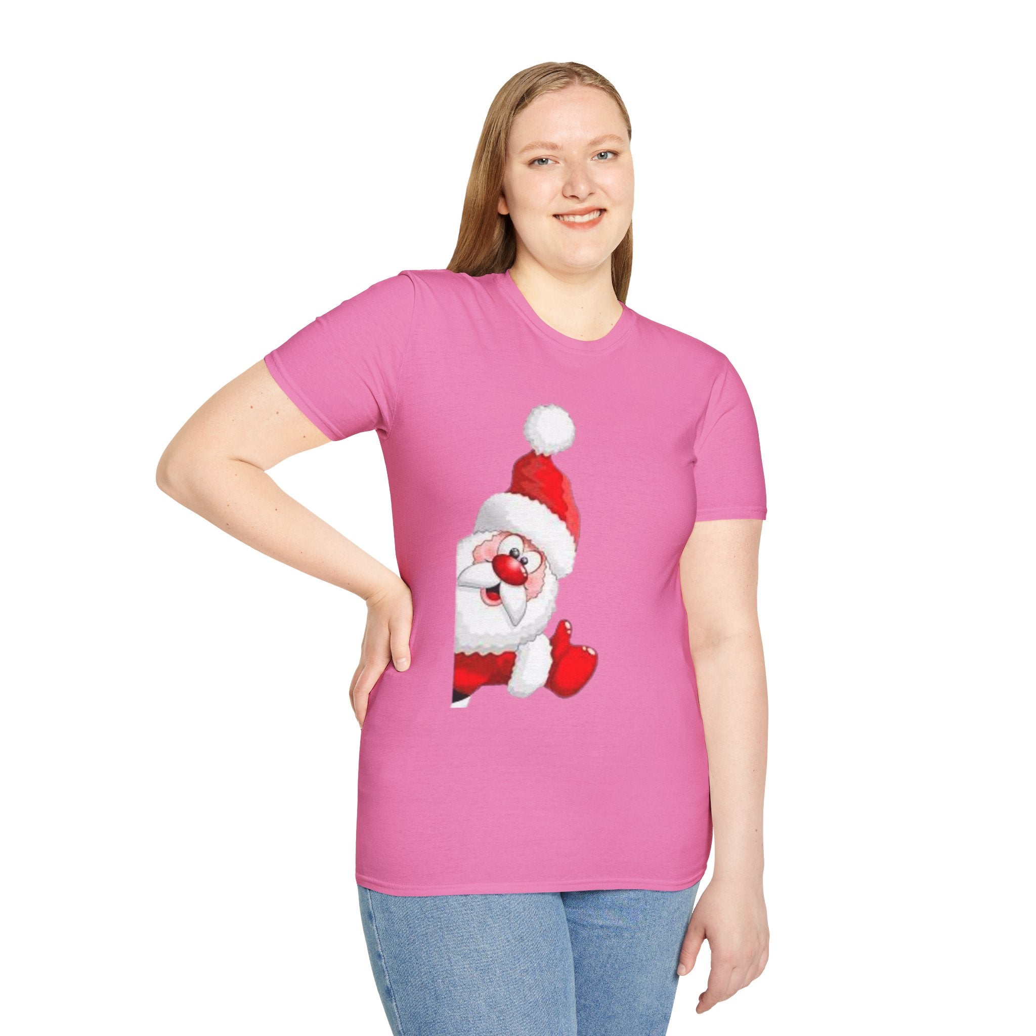 Festive Santa Unisex Softstyle T-Shirt