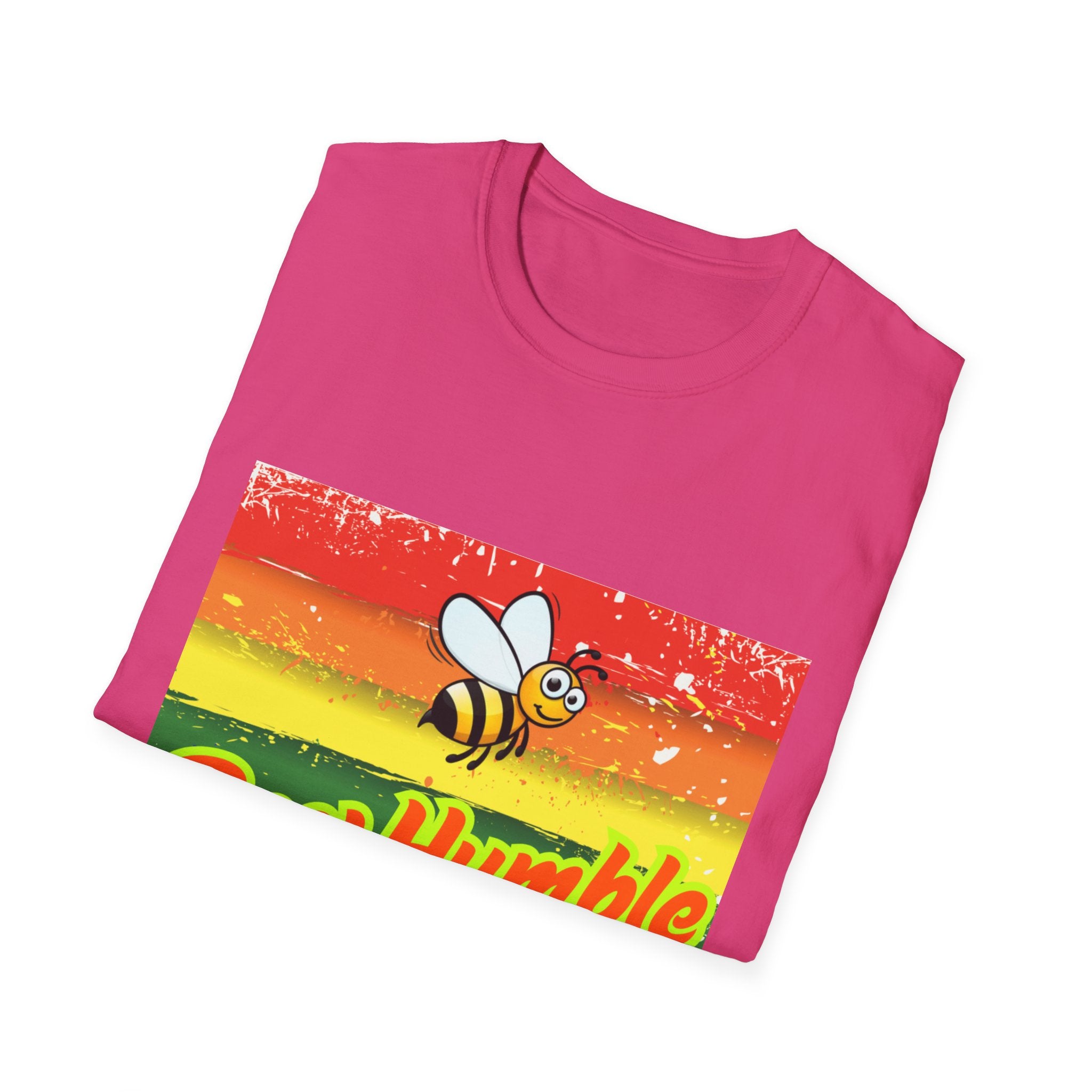 Bee Humble Rainbow Unisex Softstyle T-Shirt