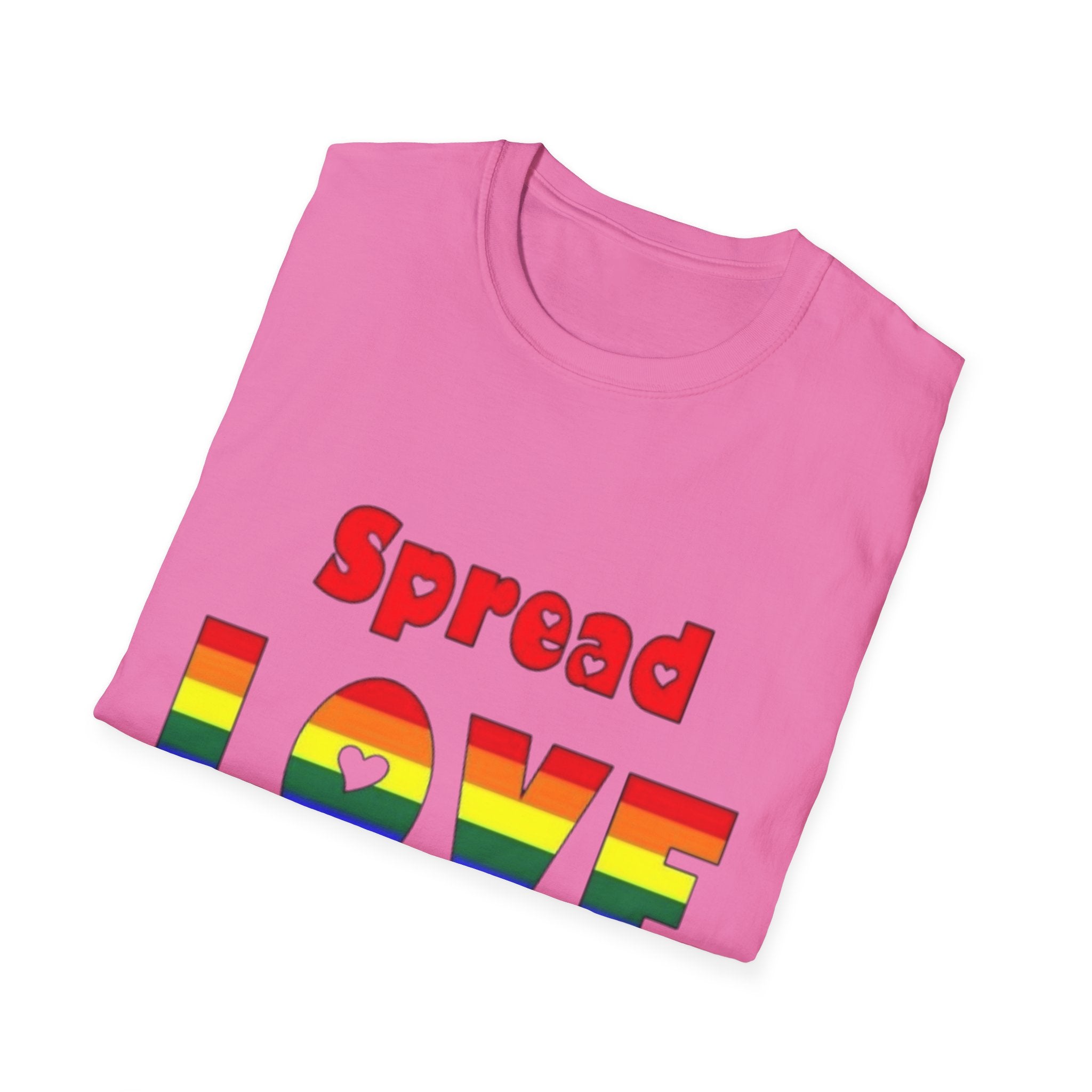 Spread Love Not Hate Unisex Softstyle T-Shirt