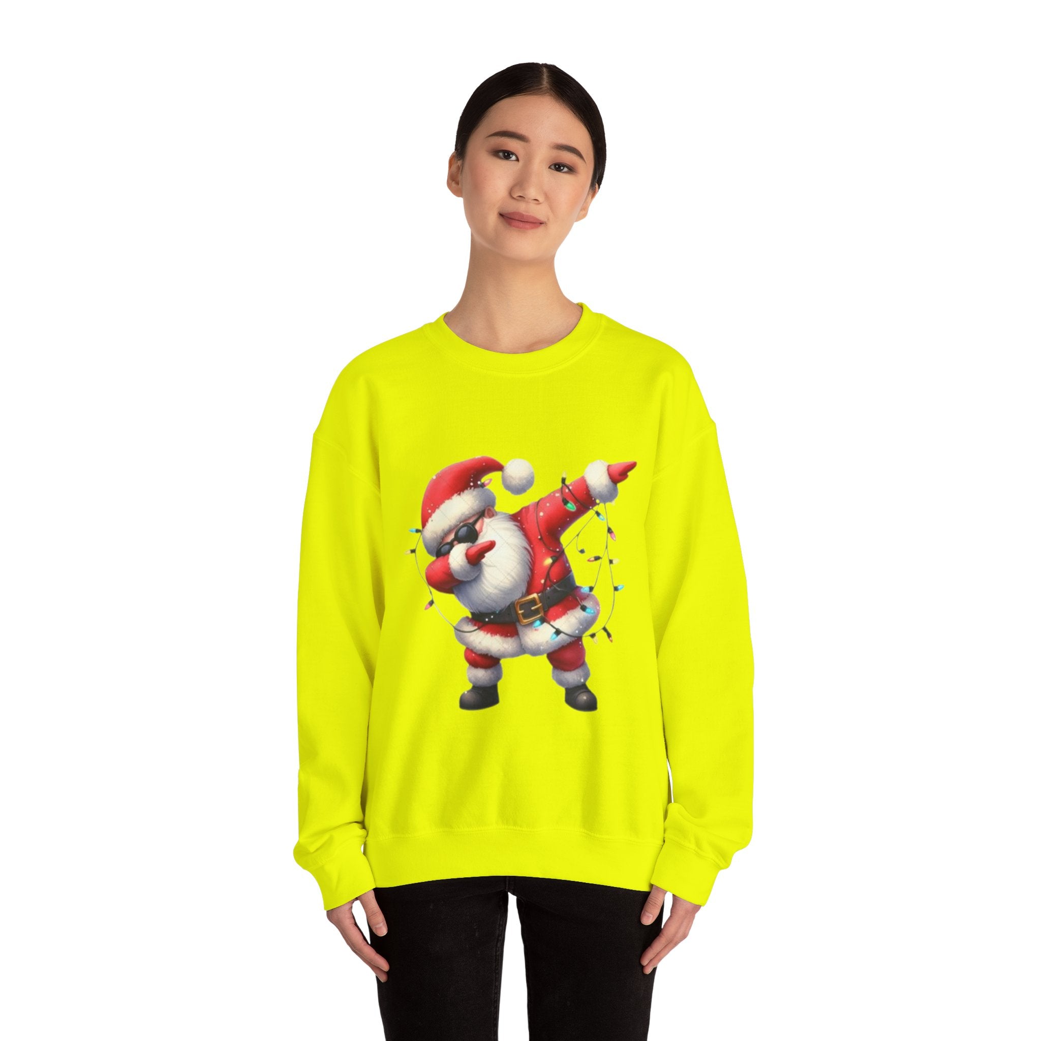 Santa Dabbing Unisex Heavy Blend™ Crewneck Sweatshirt