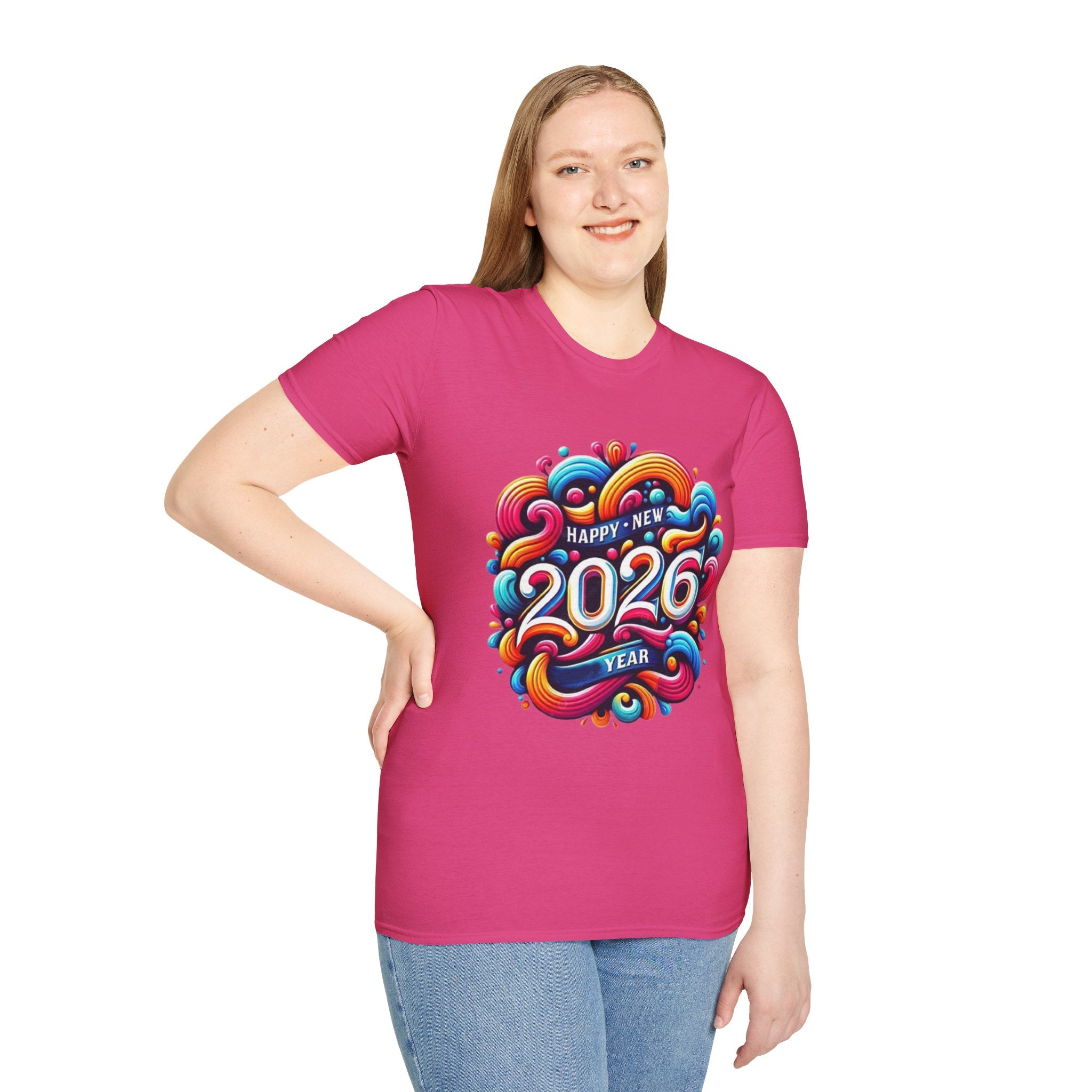 2026 Happy New Year Unisex Softstyle T-Shirt