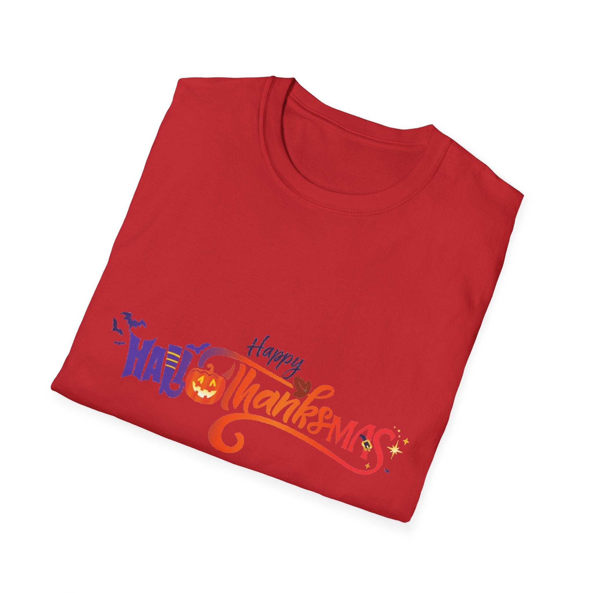 Happy Hallothanksmas Unisex Softstyle T-Shirt