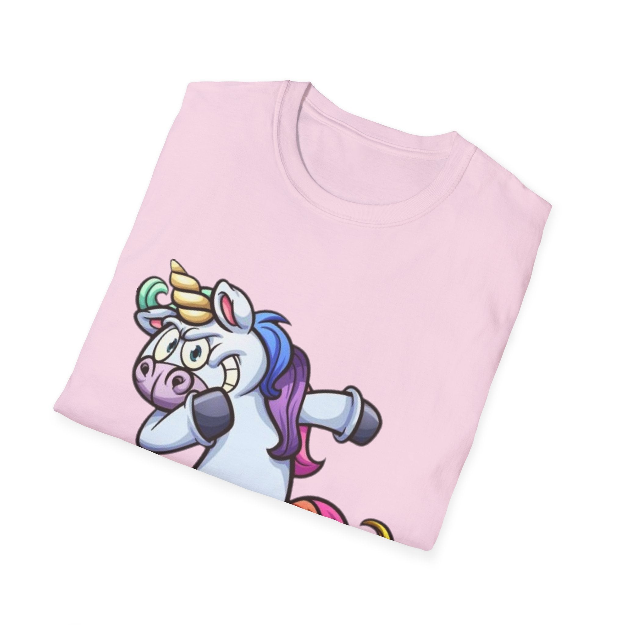 Dabbing Unicorn Unisex Softstyle T-shirt