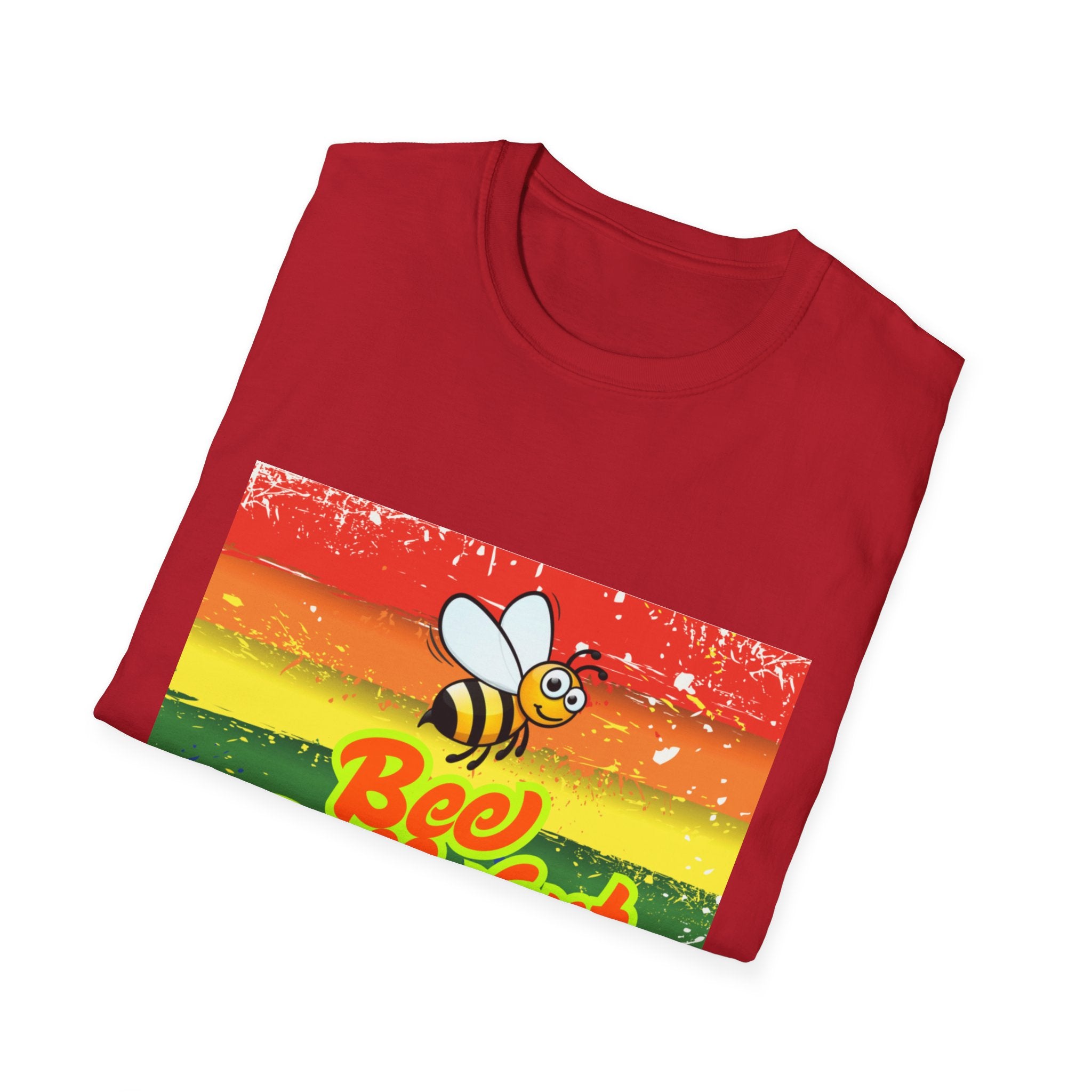 Bee Different Rainbow Unisex Softstyle T-Shirt