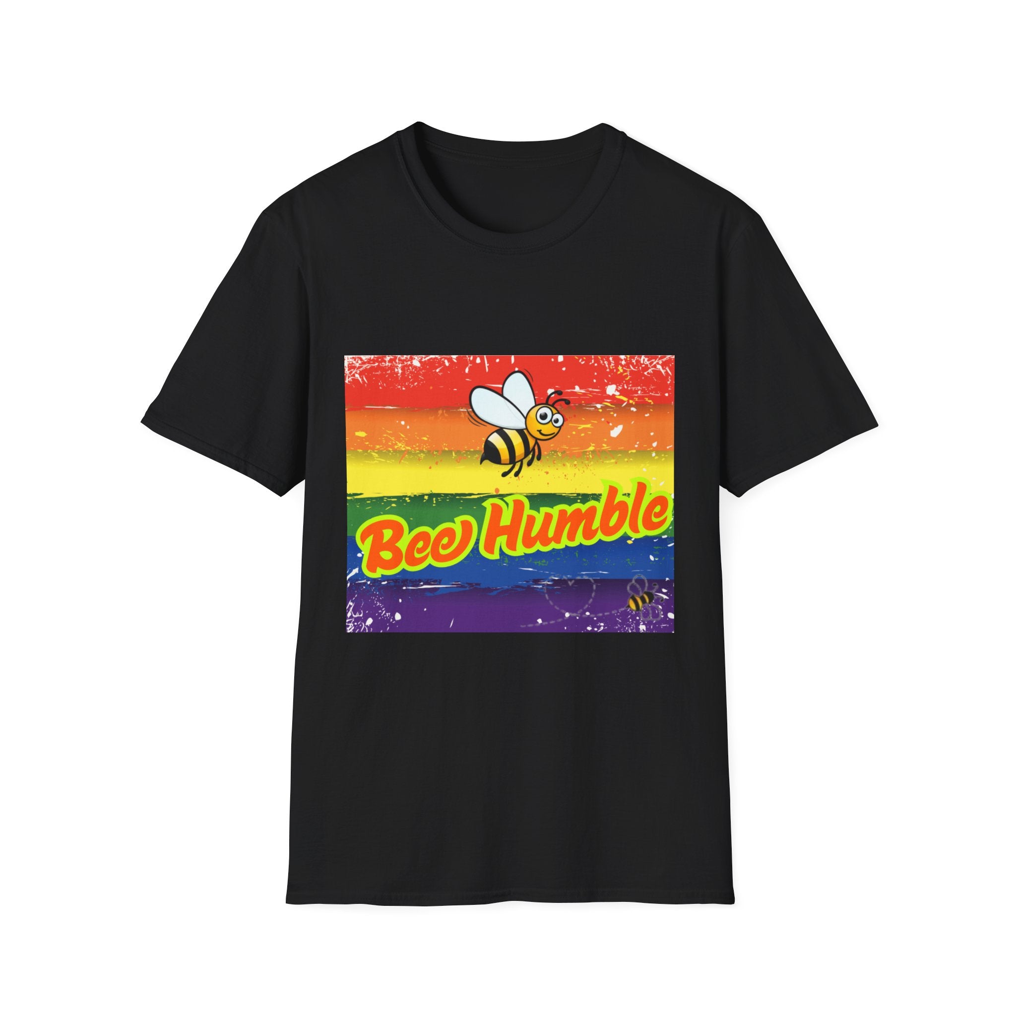 Bee Humble Rainbow Unisex Softstyle T-Shirt