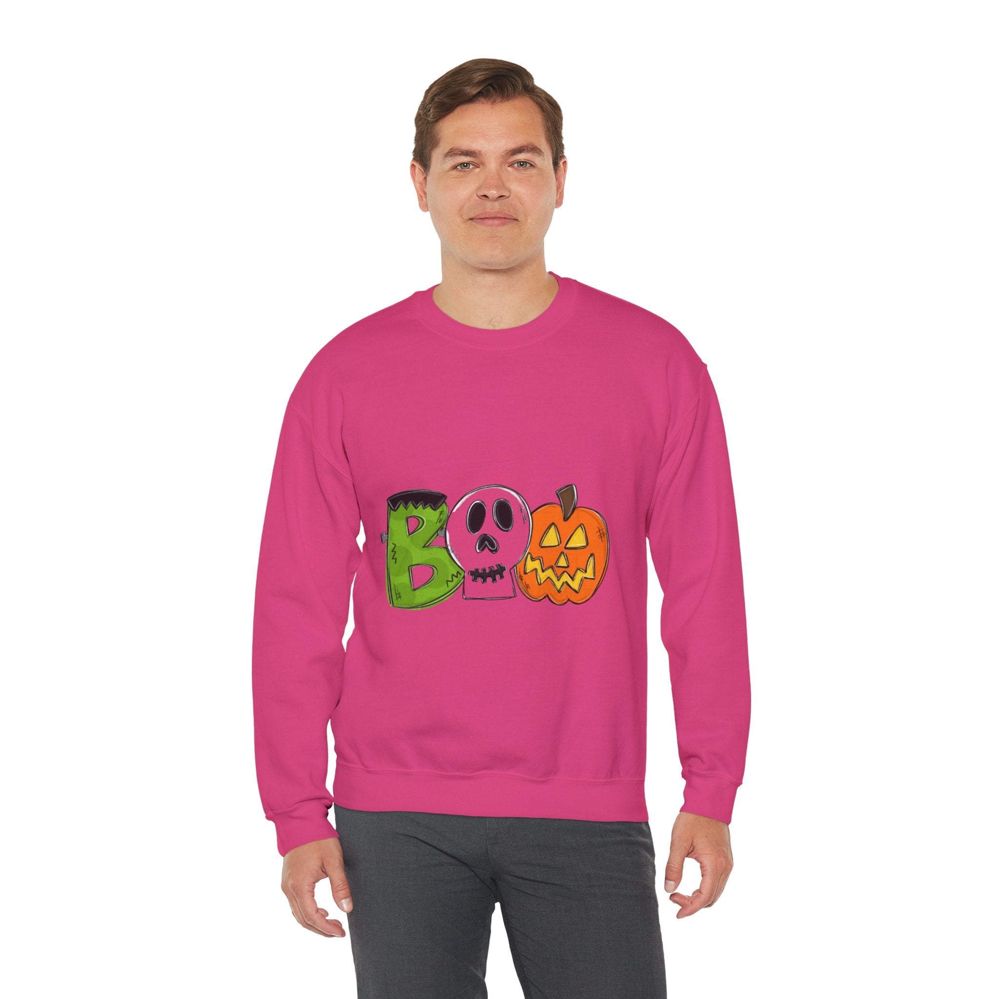Halloween Boo Unisex Crewneck Sweatshirt