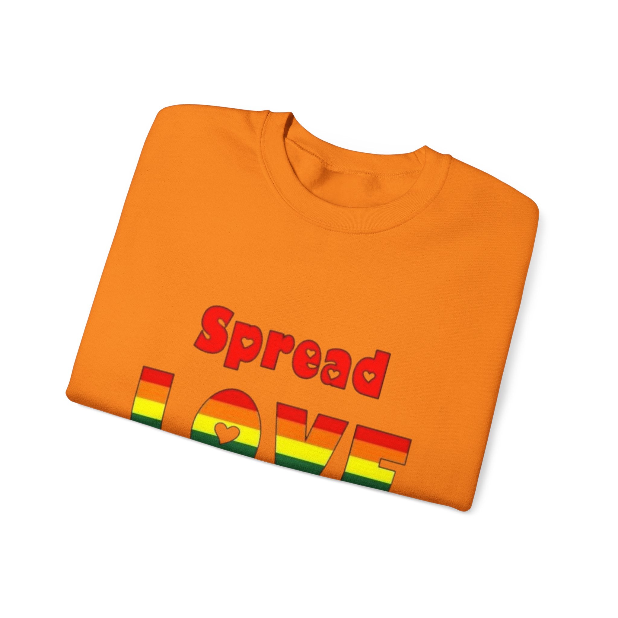 Spread Love Not Hate Unisex Crewneck Sweatshirt