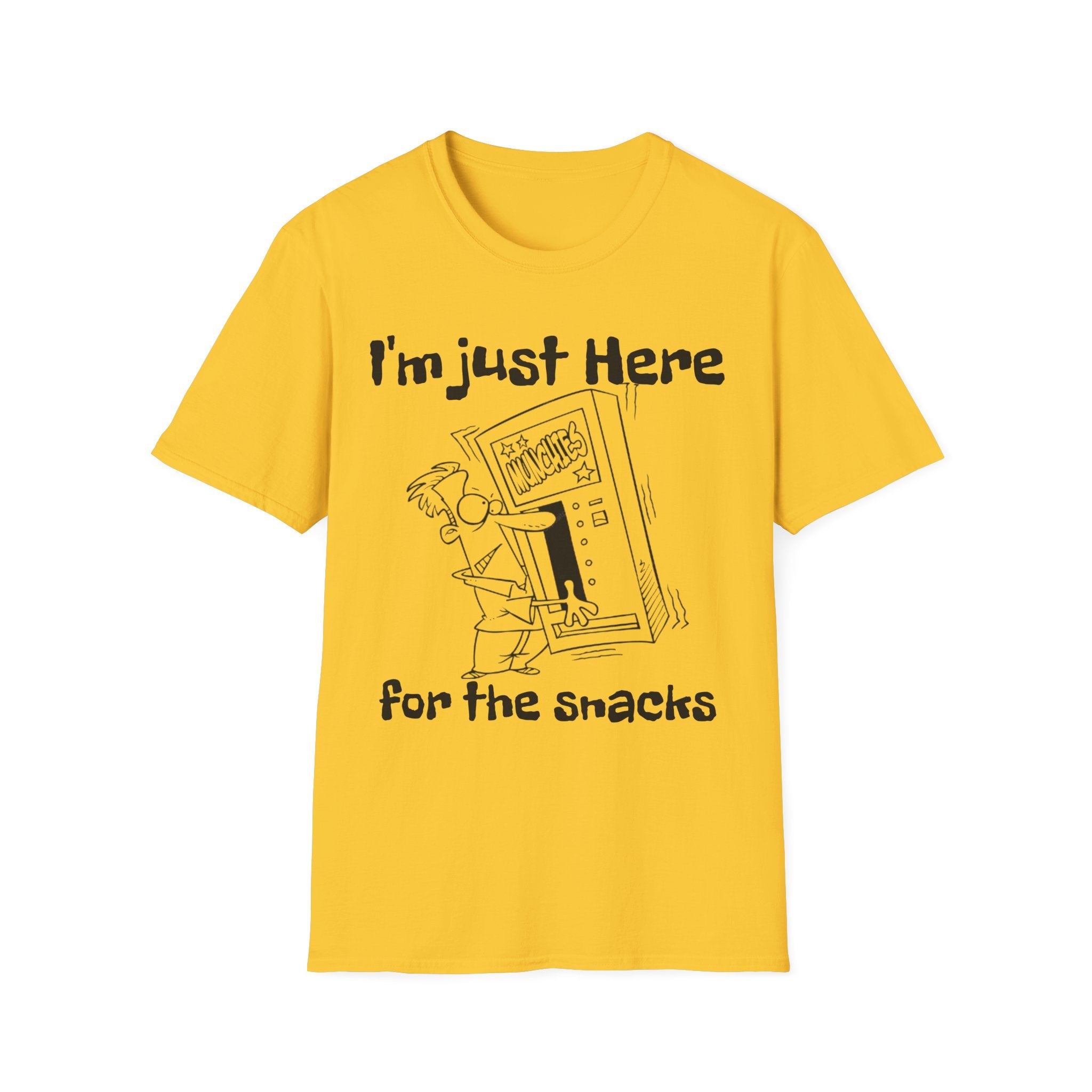 I'm Just Here For The Snacks Unisex SoftstyleT-Shirt