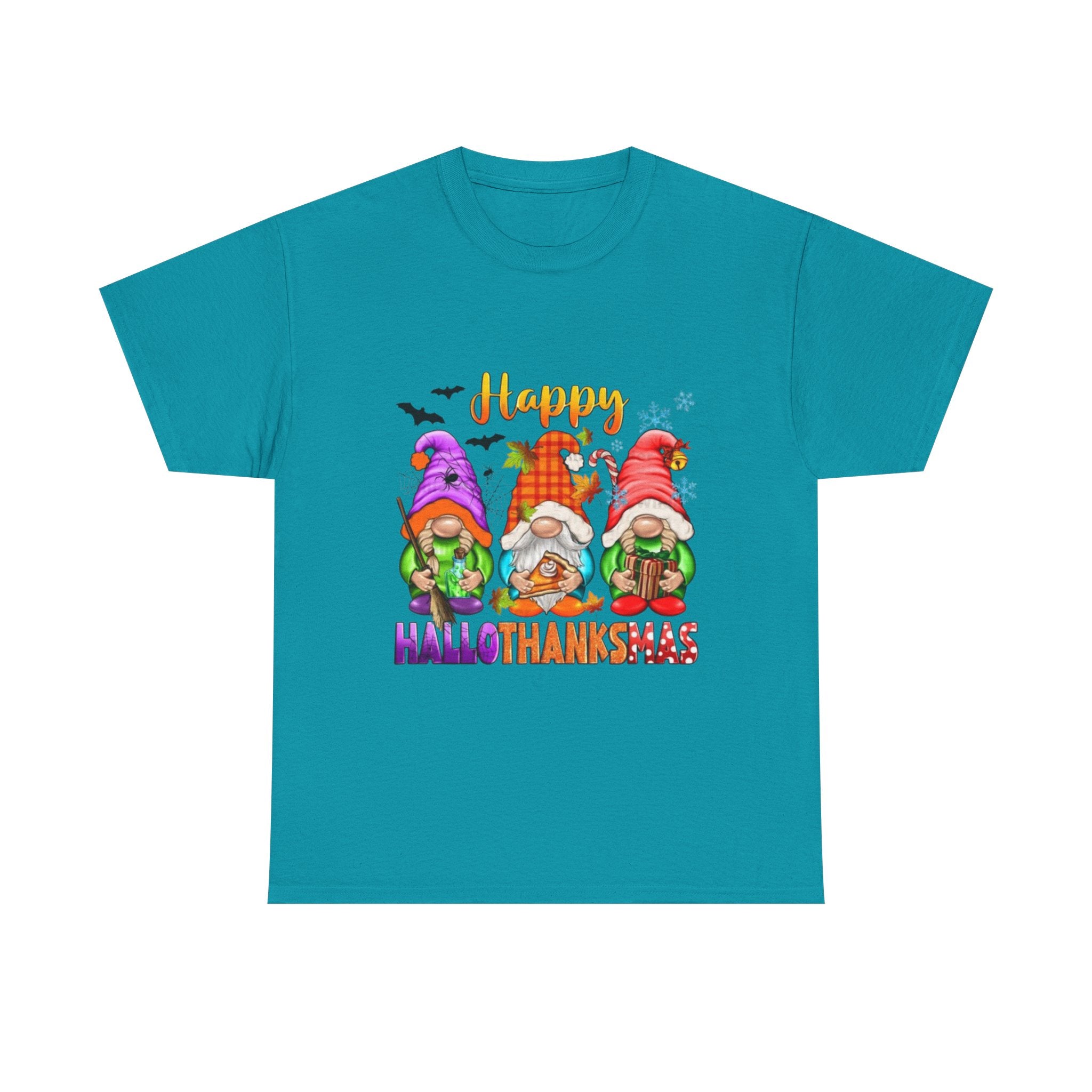 Happy Hallothanksmas Unisex Heavy Cotton T-Shirt