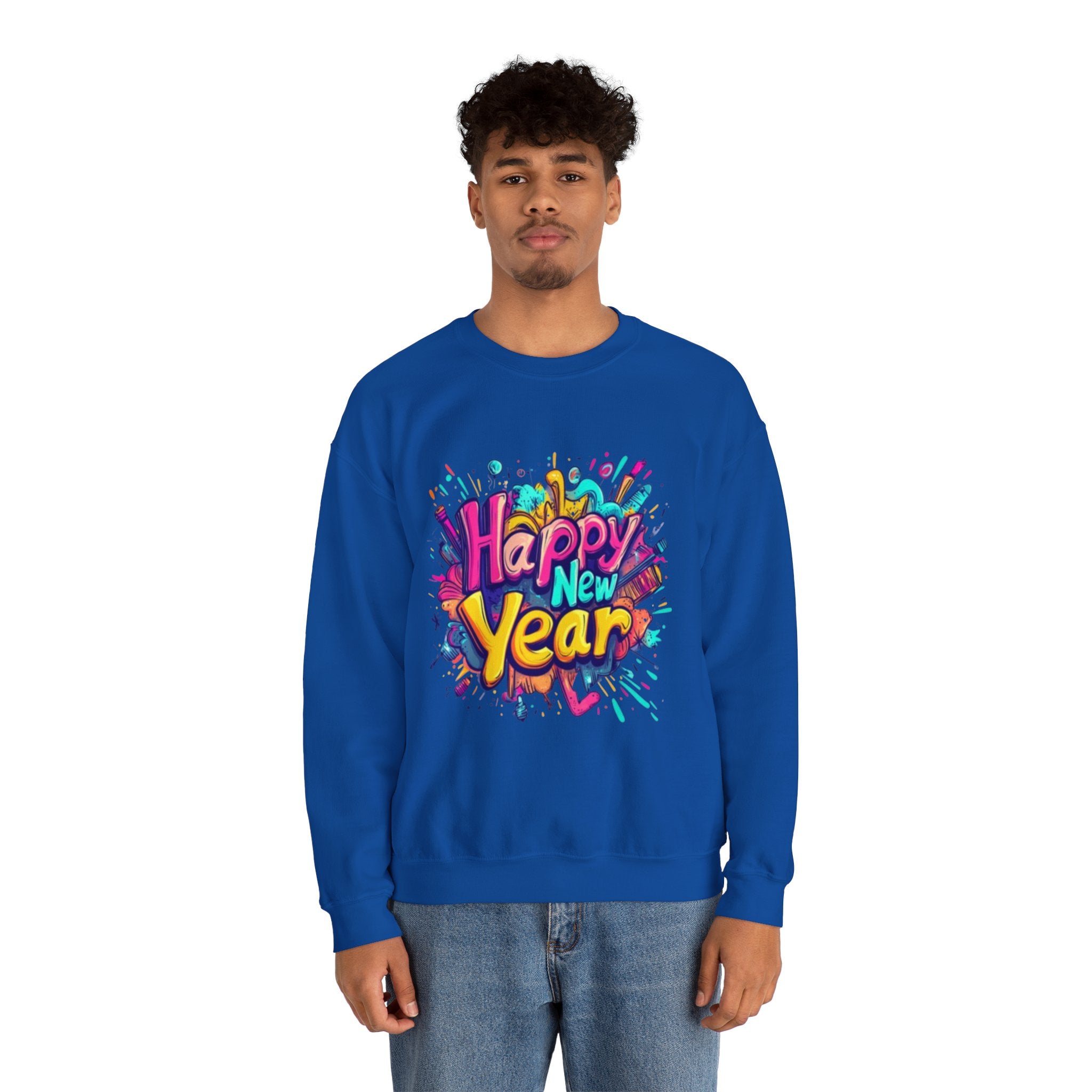 2026 Happy New Year DOUBLE SIDED Unisex Heavy Blend™ Crewneck Sweatshirt