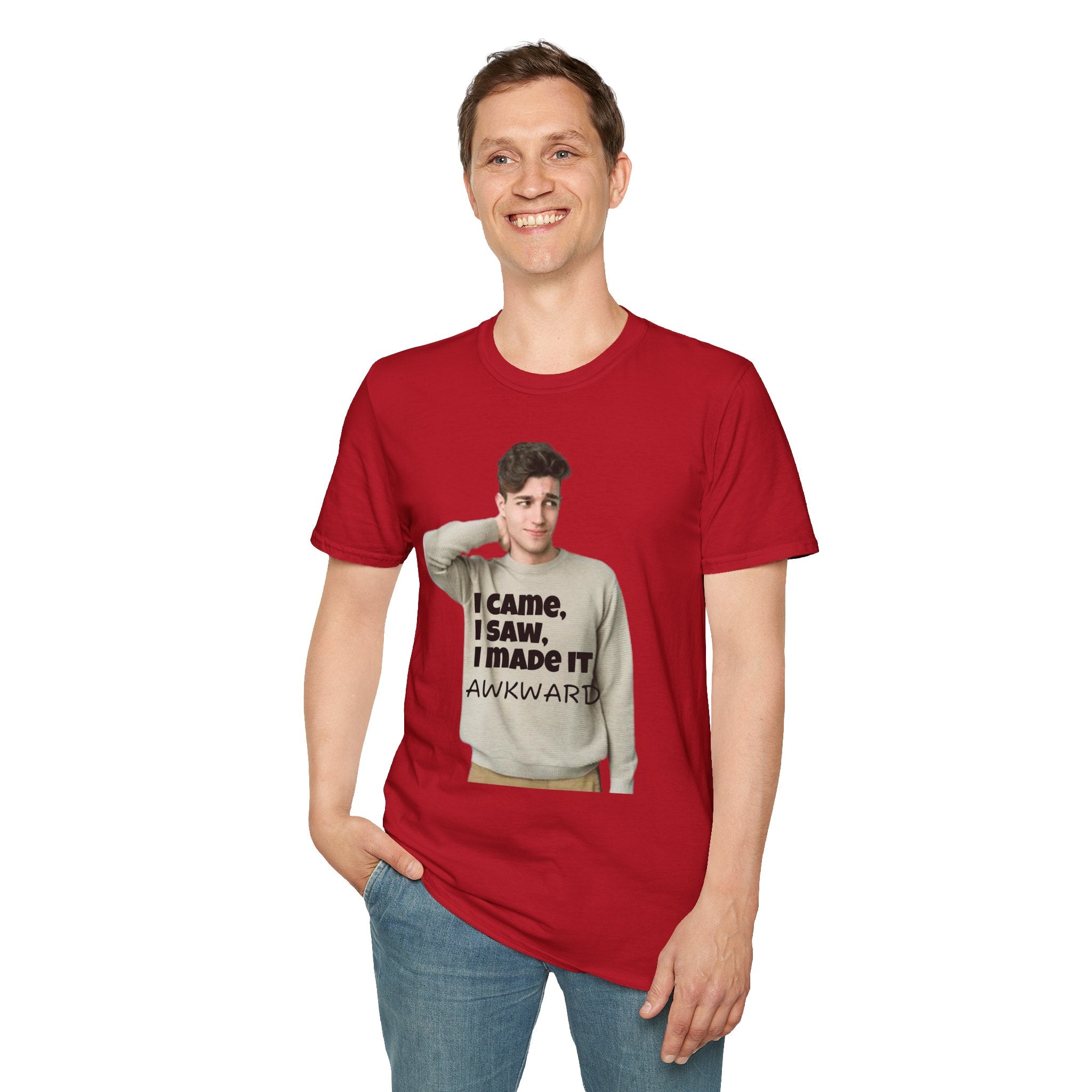 I Came I Saw I Made It Awkward Unisex Softstyle T-Shirt