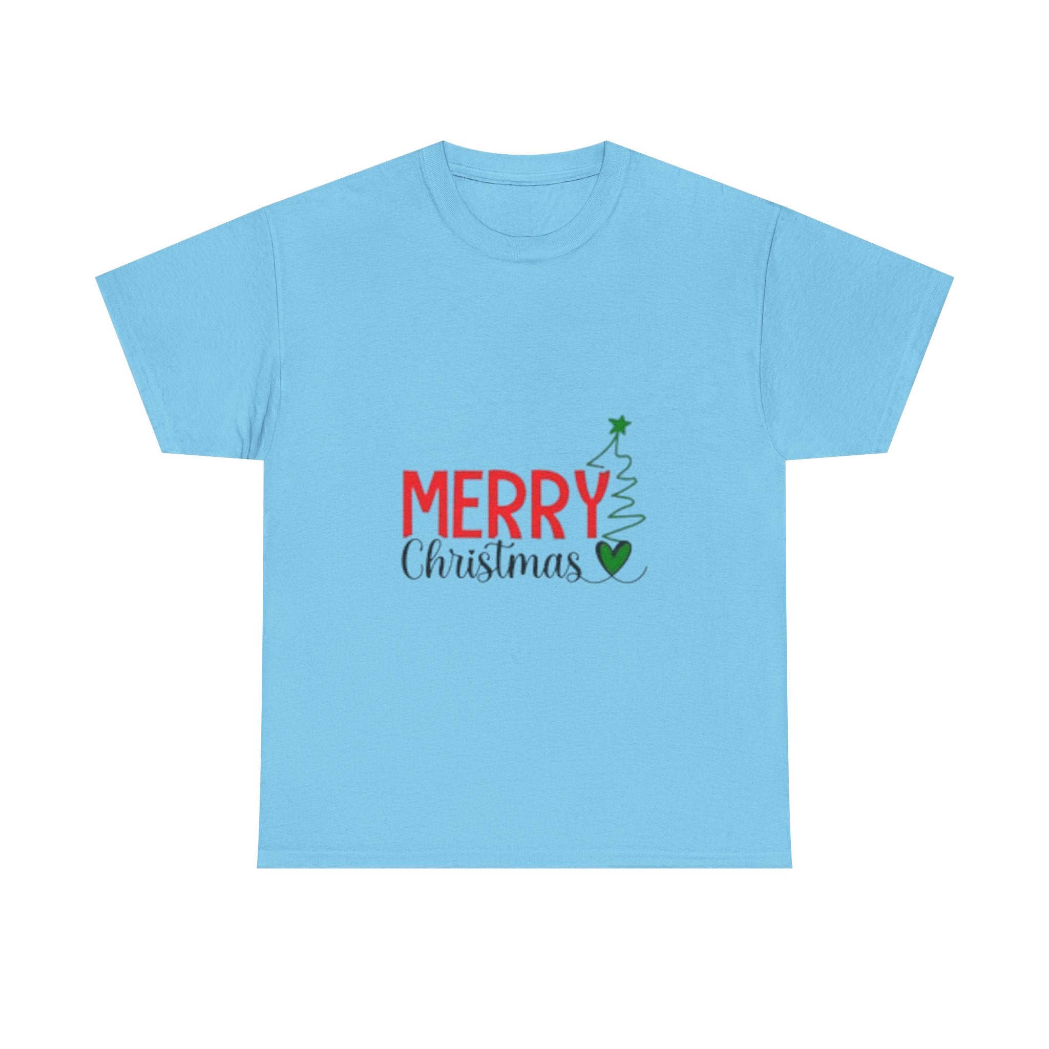 Merry Christmas Unisex Heavy Cotton T-Shirt
