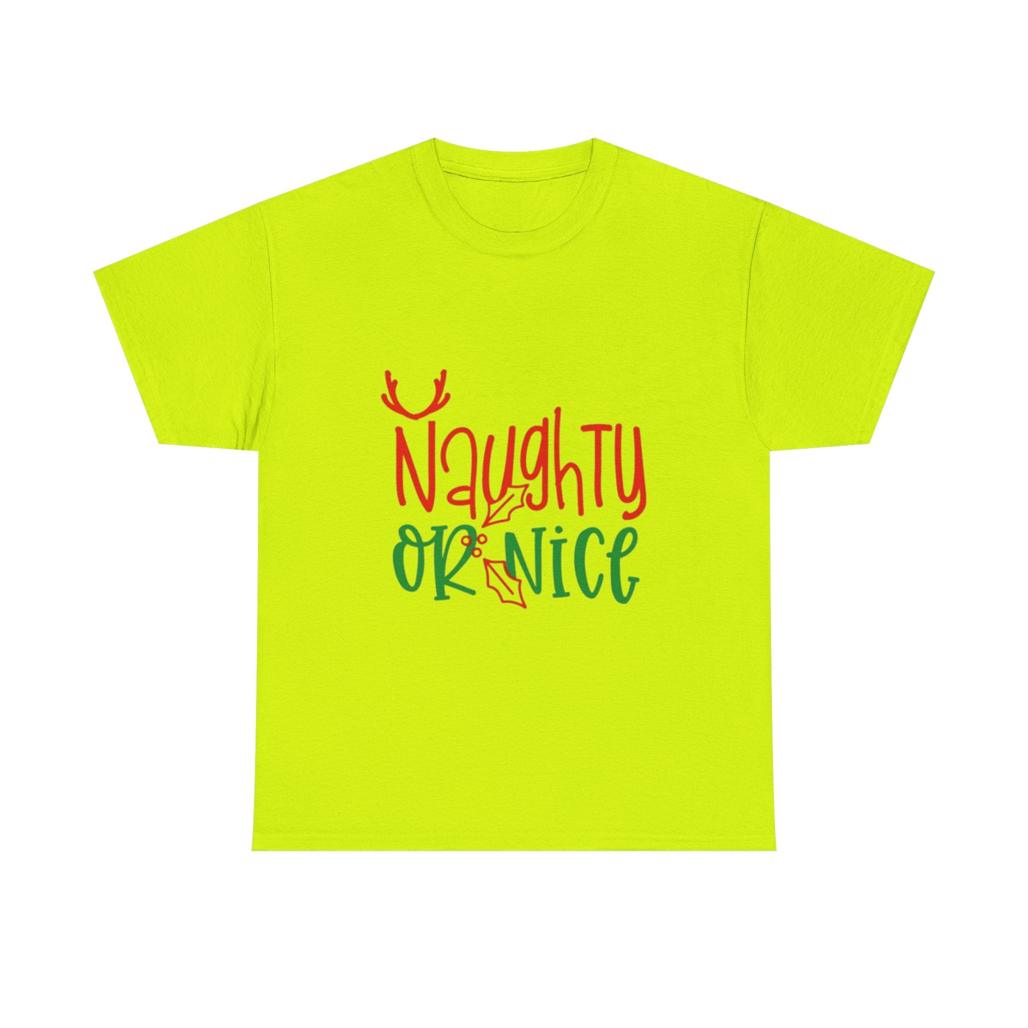 Naughty Or Nice Unisex Heavy Cotton T-Shirt