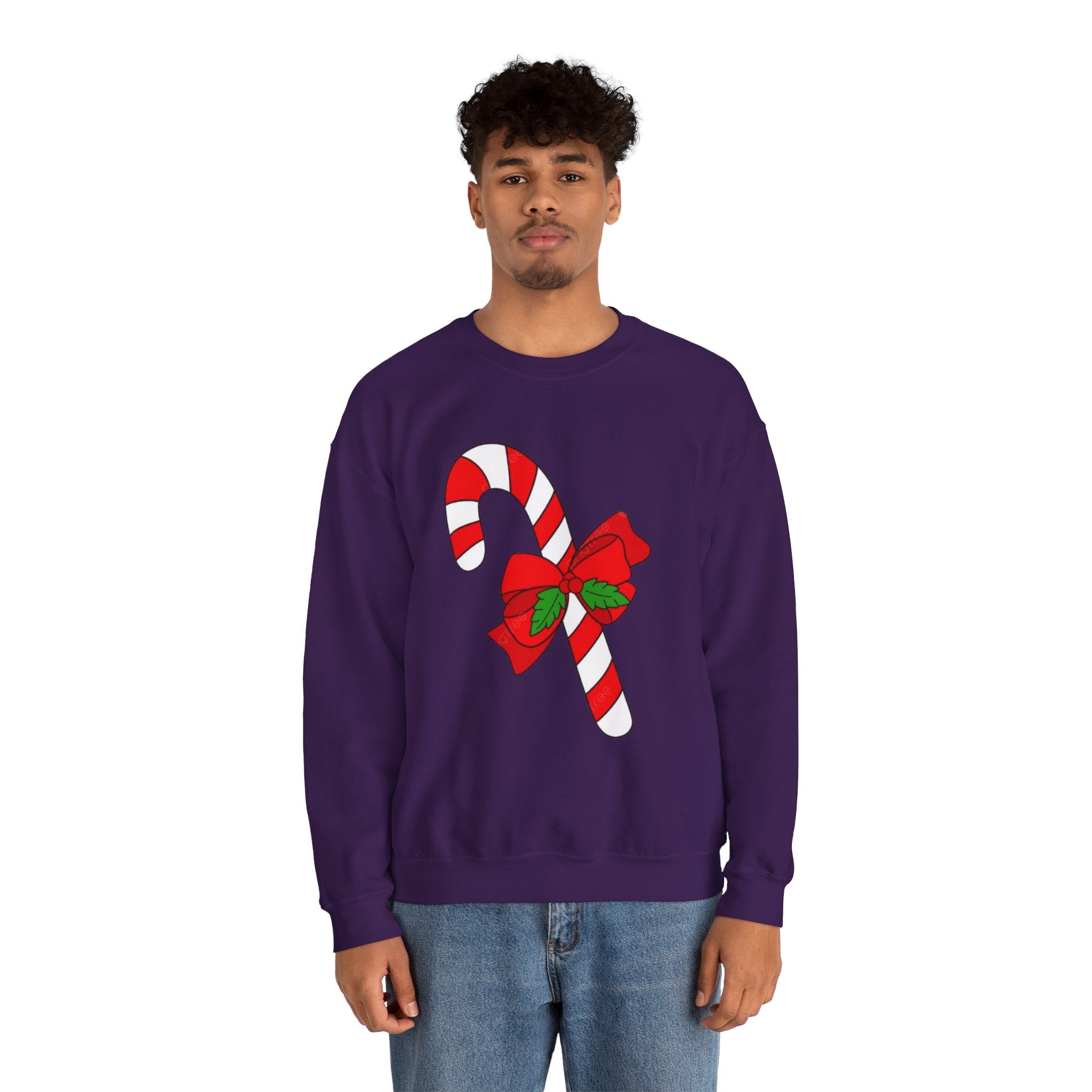 Candy Cane Holiday Unisex Heavy Blend™ Crewneck Sweatshirt