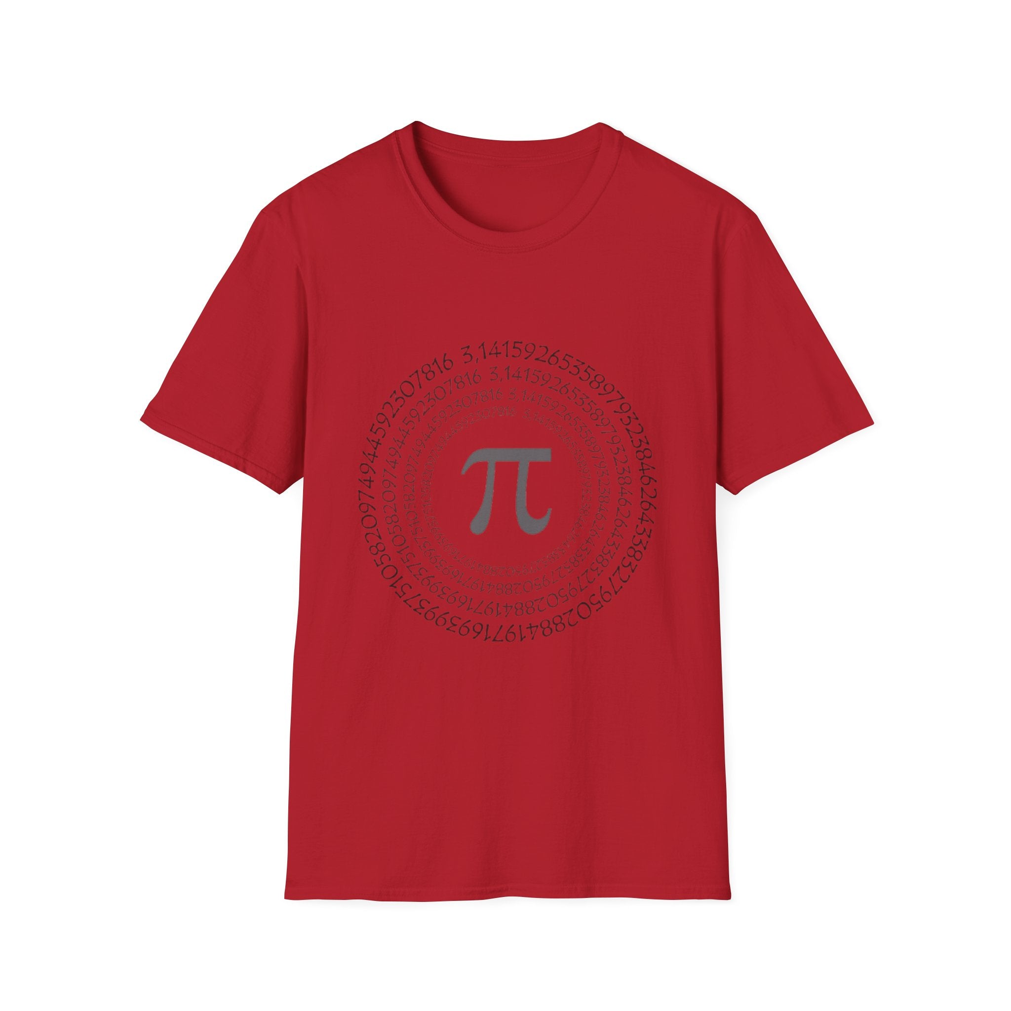 Pi Day Themed Unisex Softstyle T-Shirt
