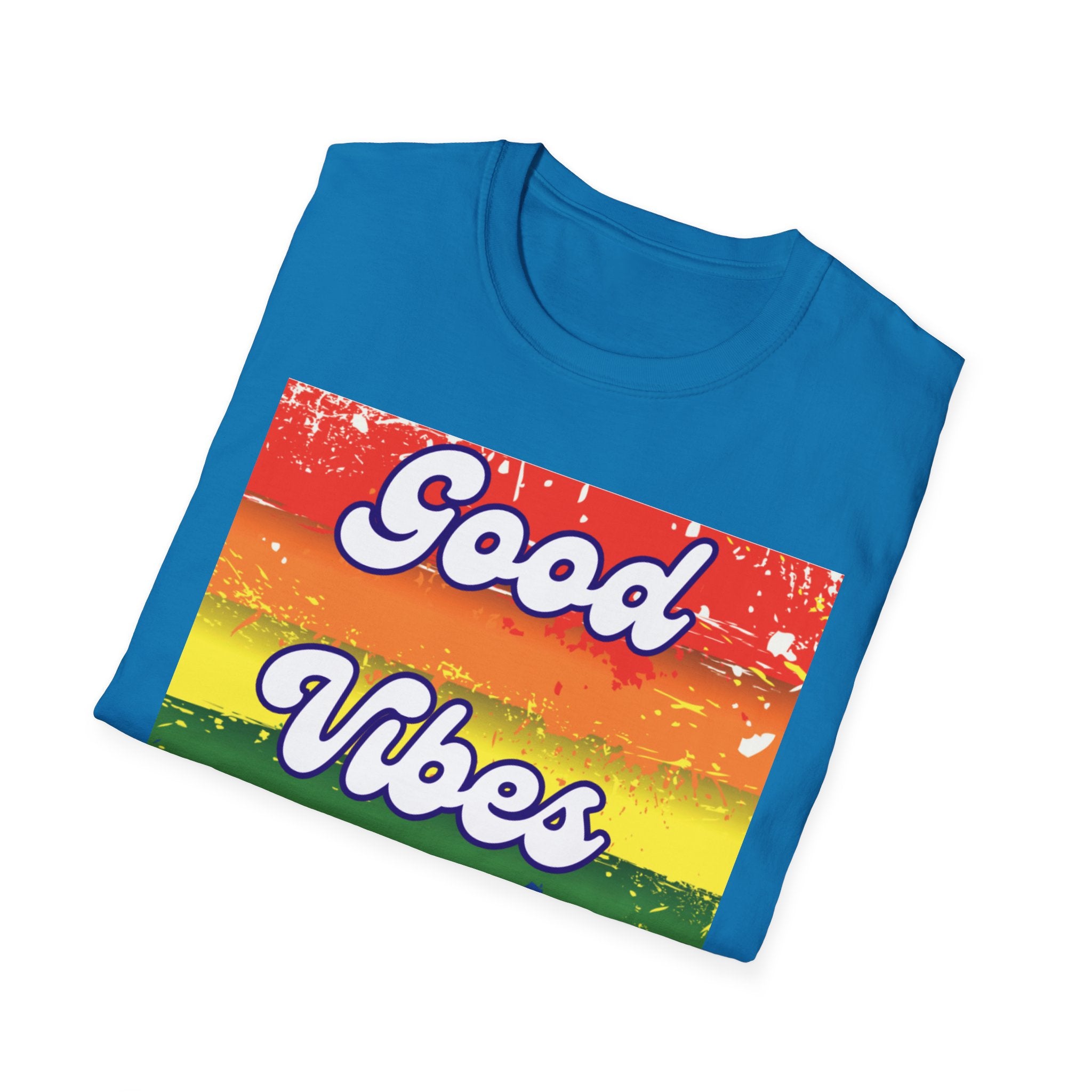 Good Vibes Only White Unisex Softstyle T-Shirt