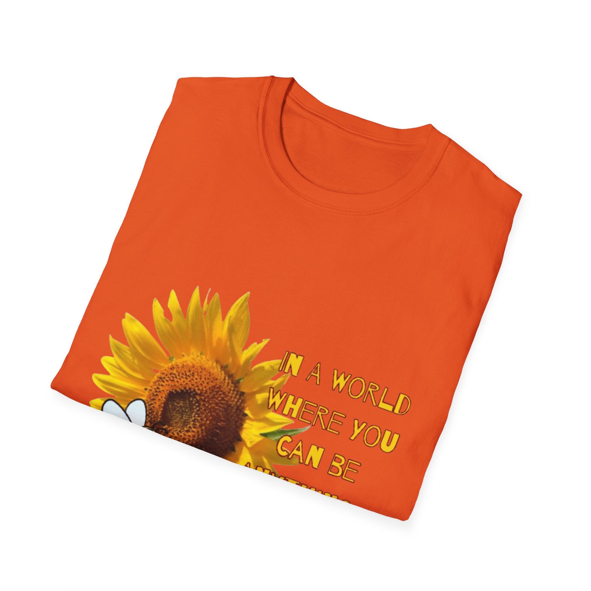 Bee Kind Sunflower Unisex Softstyle T-Shirt