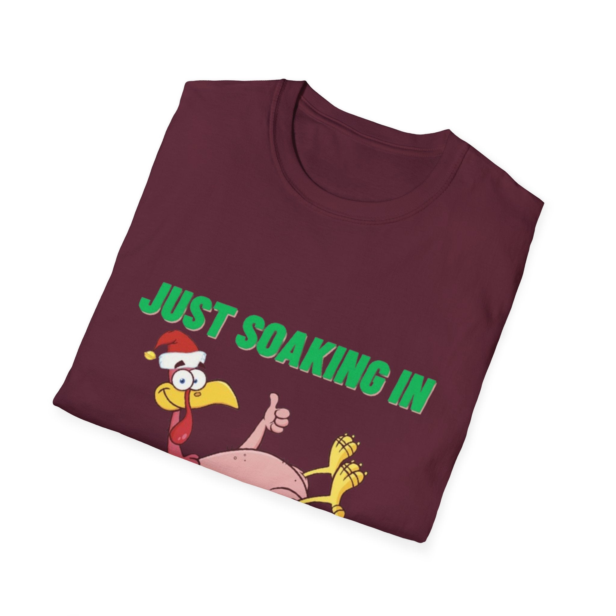 Just Soaking In The Holiday Spirit Unisex Softstyle T-Shirt