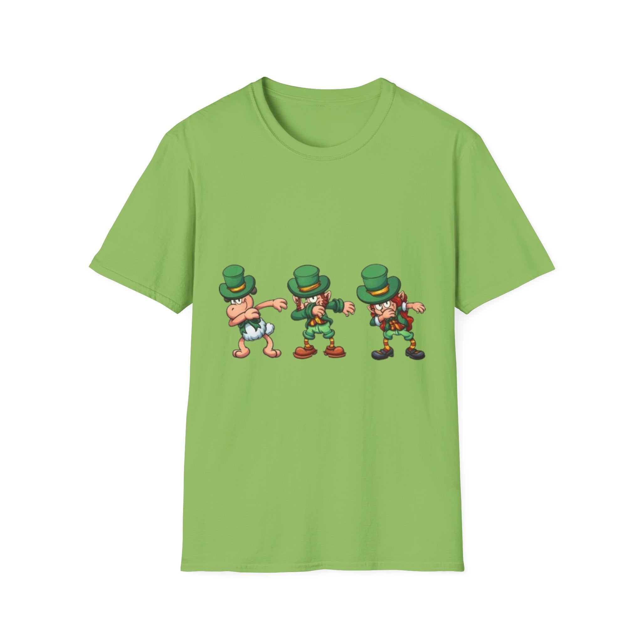 Dabbing Leprechaun Unisex Softstyle T-Shirt