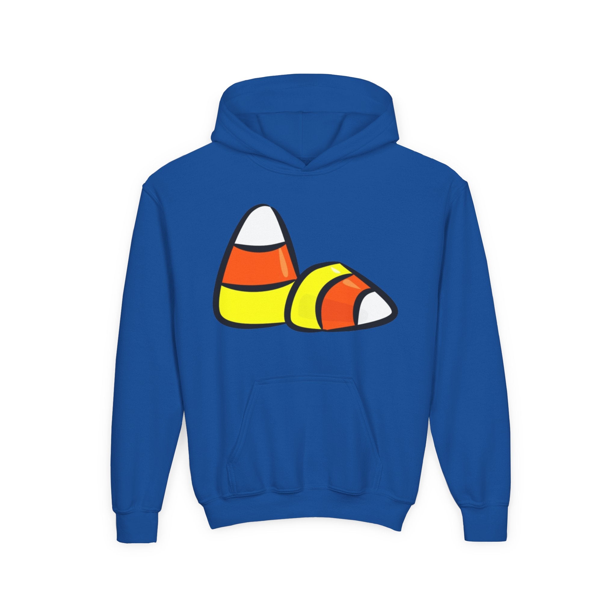 Halloween Candy Corn Youth Heavy Blend Hooded Sweatshirt
