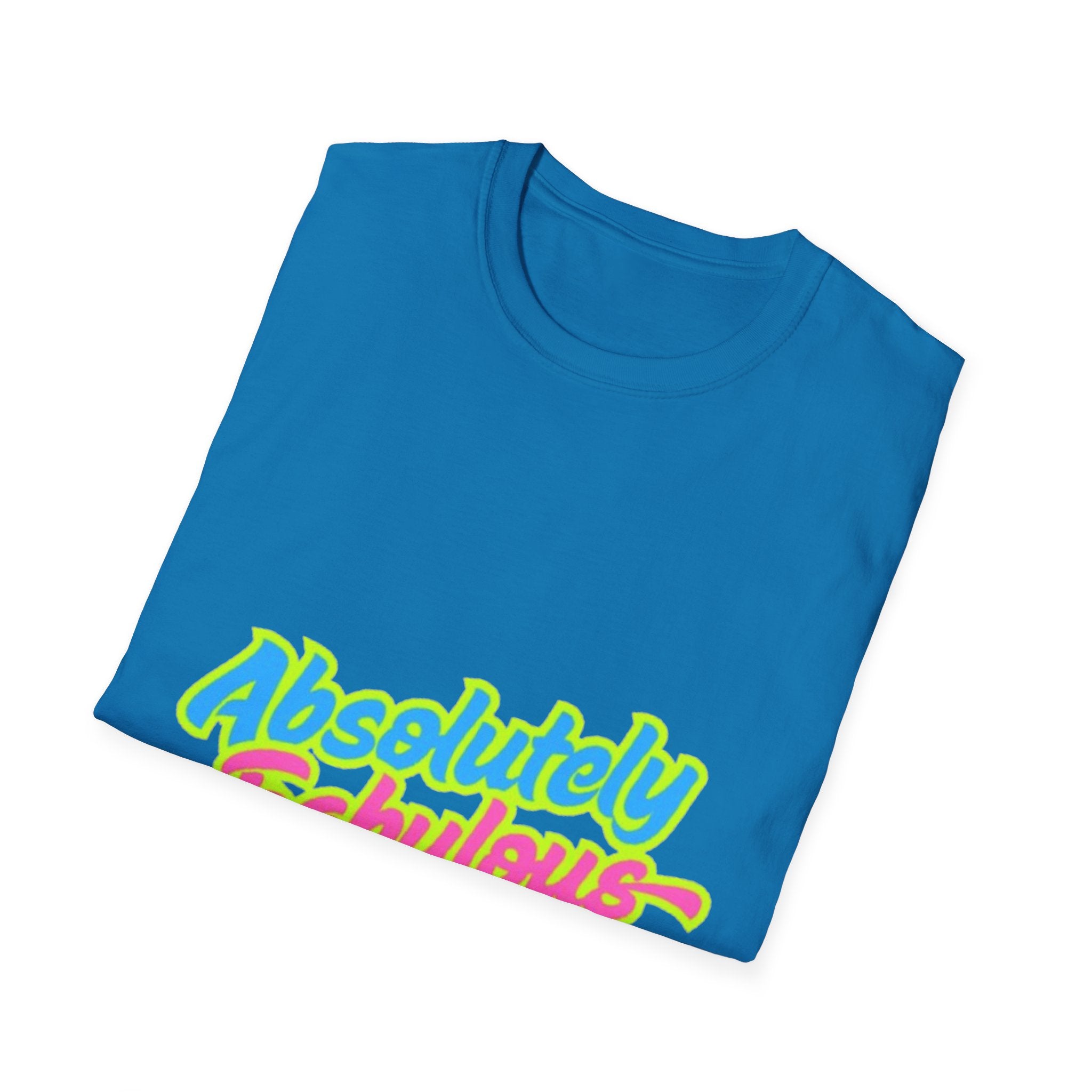 Absolutely Fabulous Teal/Pink Unisex Softstyle T-Shirt