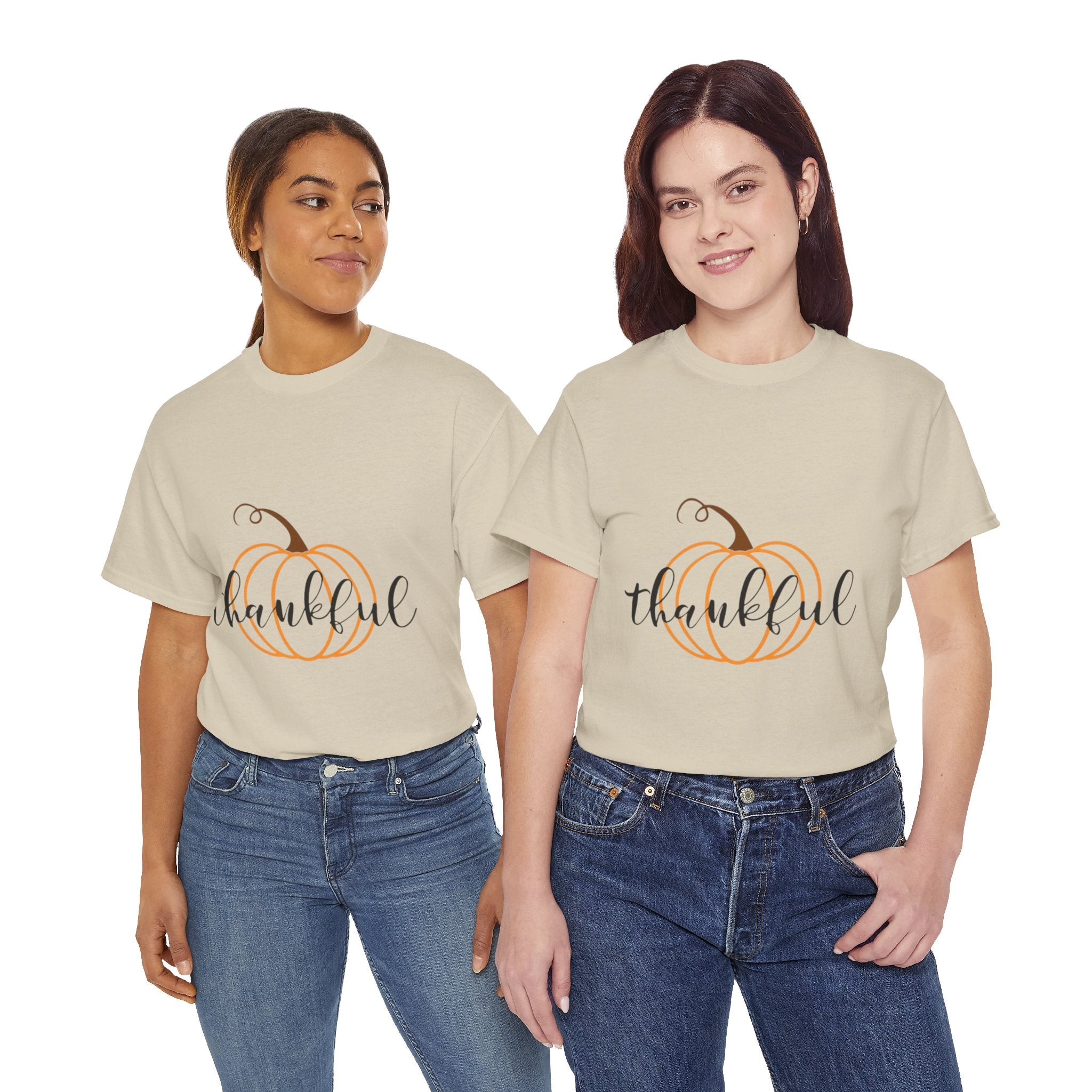 Thankful Pumpkin Unisex Heavy Cotton T-Shirt
