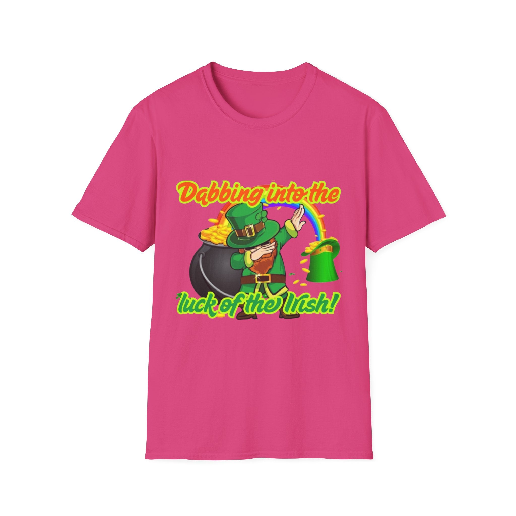 Dabbing Into The Luck Of The Irish! Unisex Unisex T-Shirt