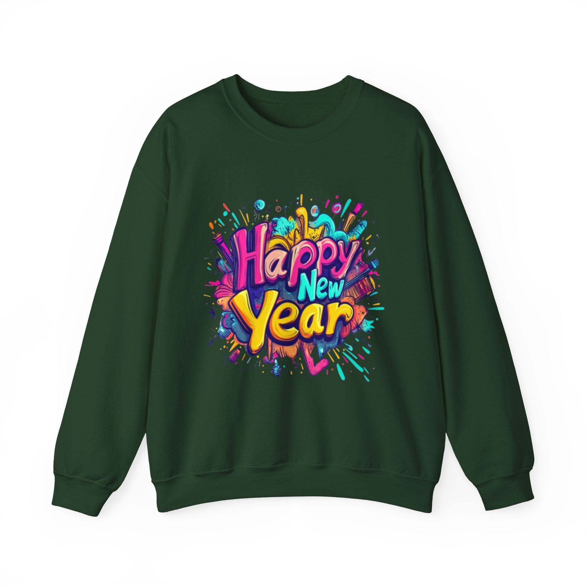 2026 Happy New Year DOUBLE SIDED Unisex Heavy Blend™ Crewneck Sweatshirt