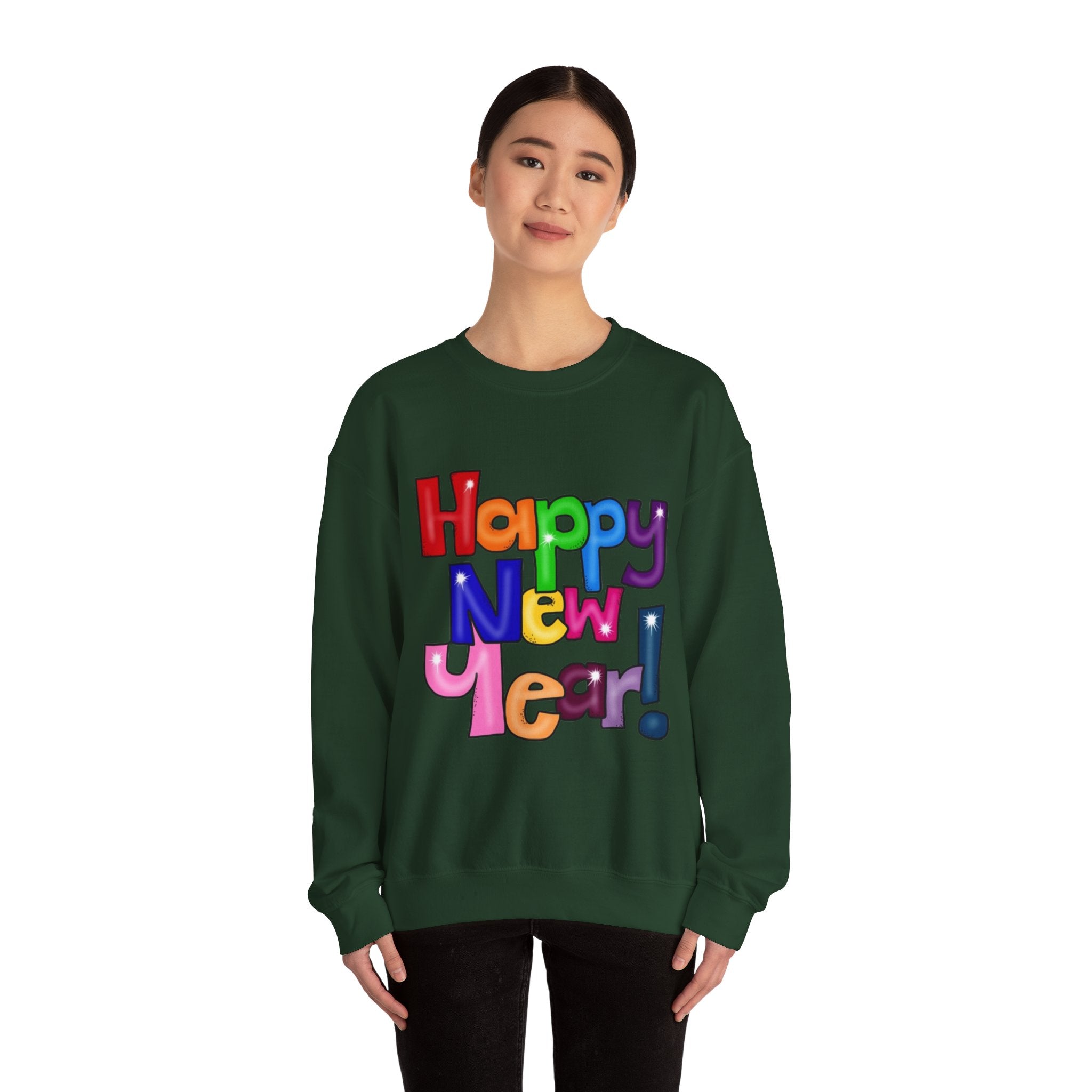 Happy New Year Unisex Heavy Blend™ Crewneck Sweatshirt