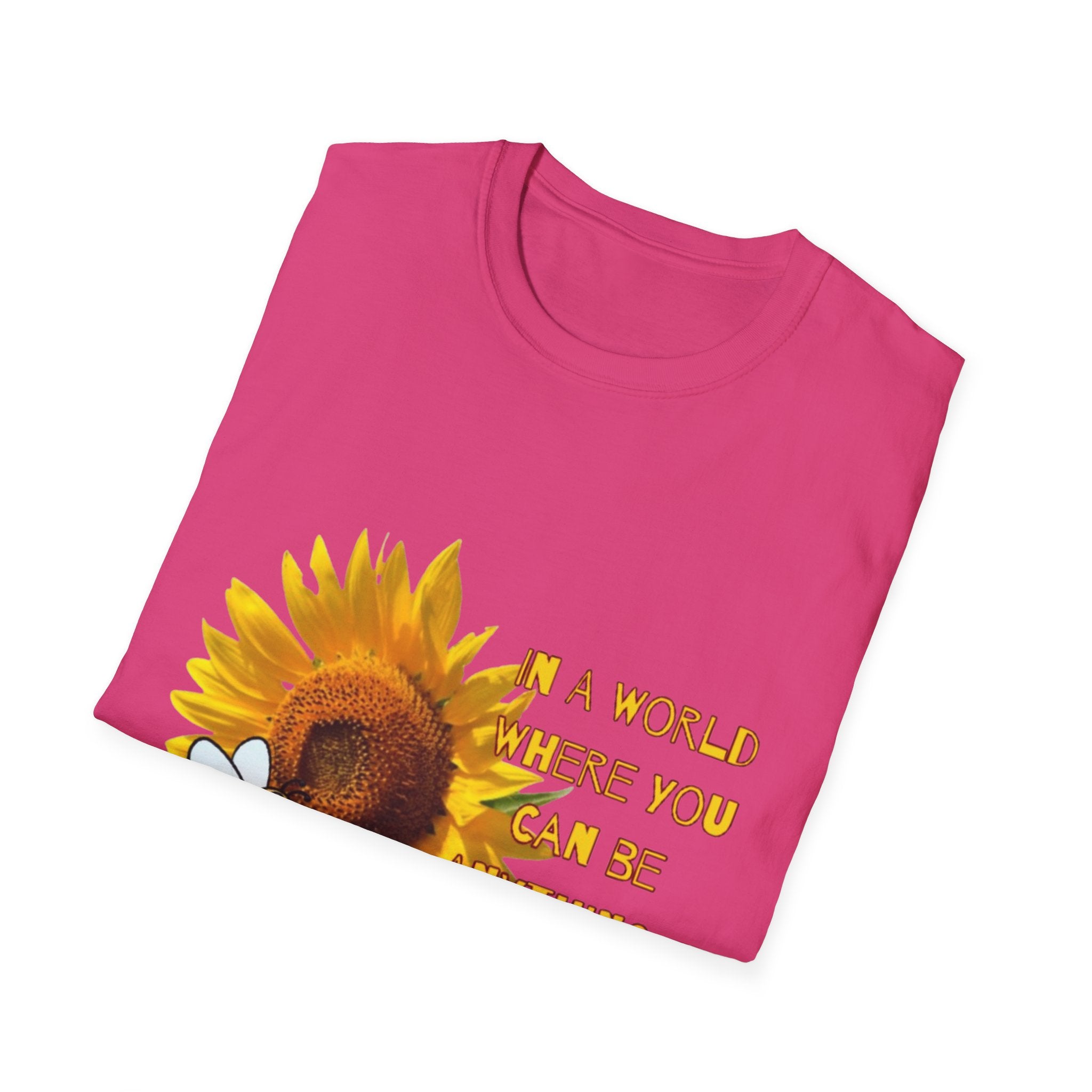 Bee Kind Sunflower Unisex Softstyle T-Shirt