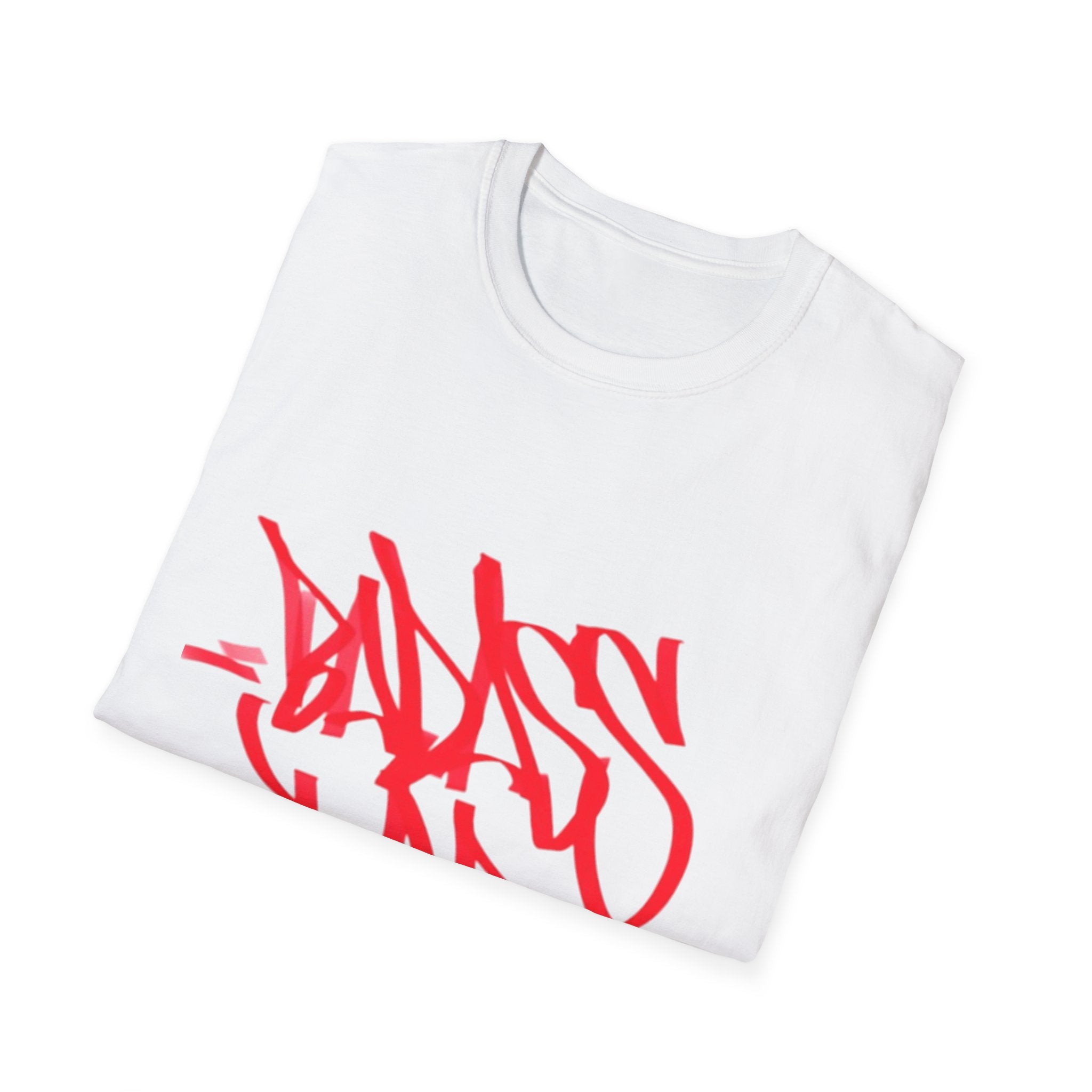 Red Graffiti Style Unisex Softstyle T-Shirt