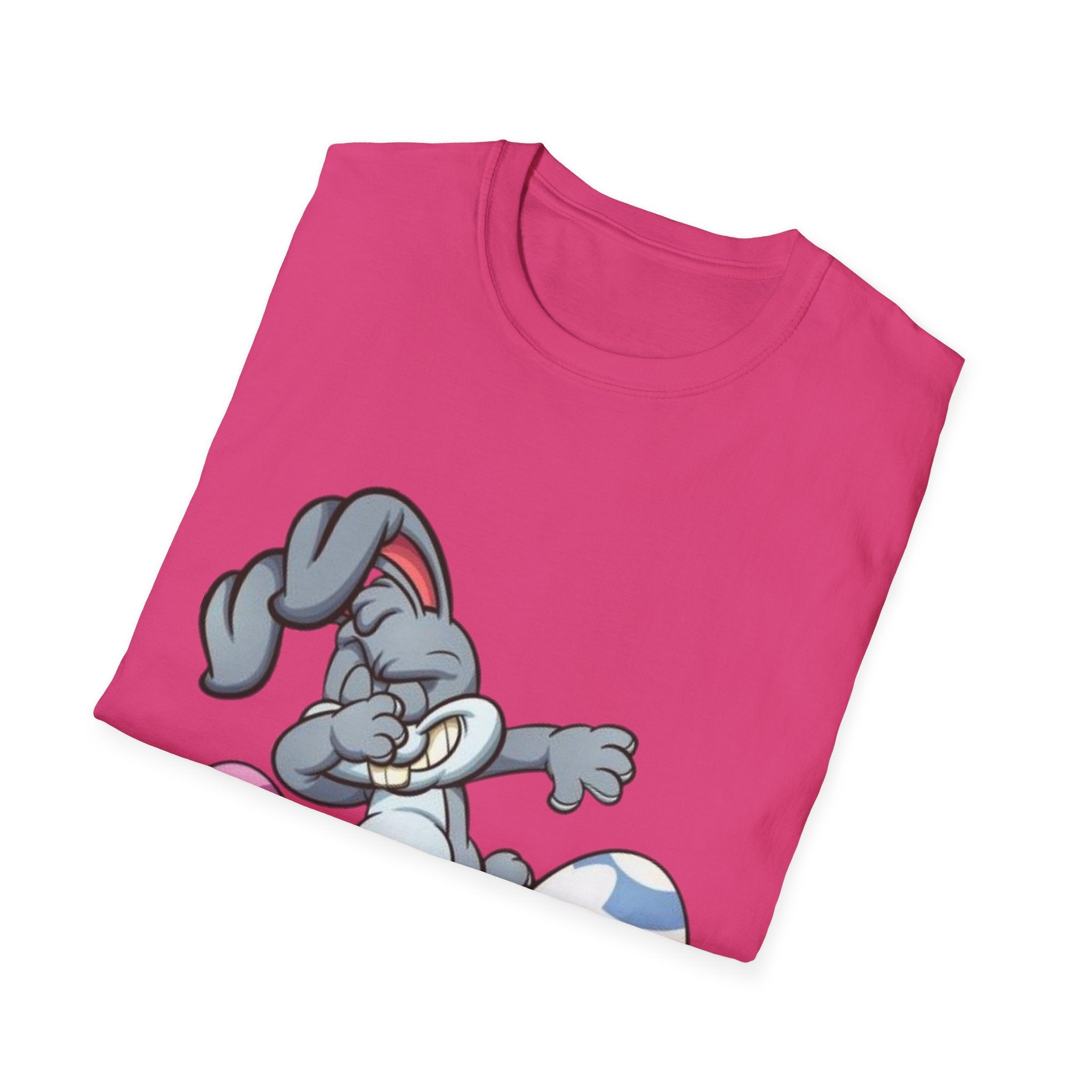 Dabbing Easter Bunny Unisex Softstyle T-Shirt