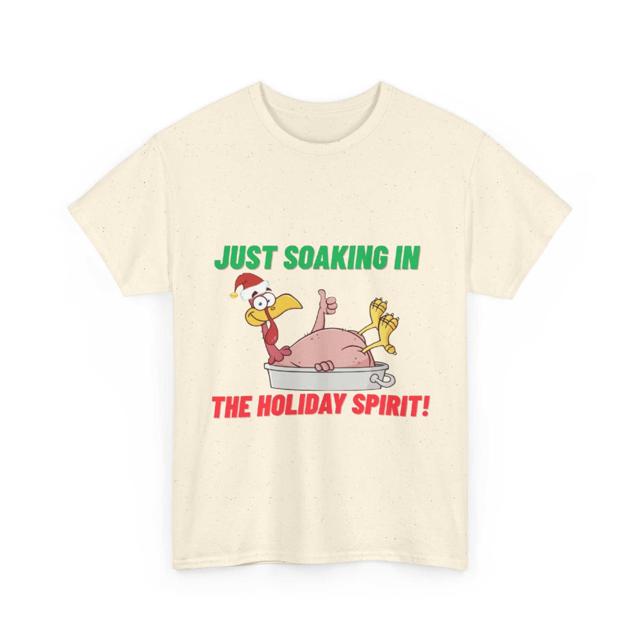 Just Soaking in the Holiday Spirit Unisex Heavy Cotton Tee