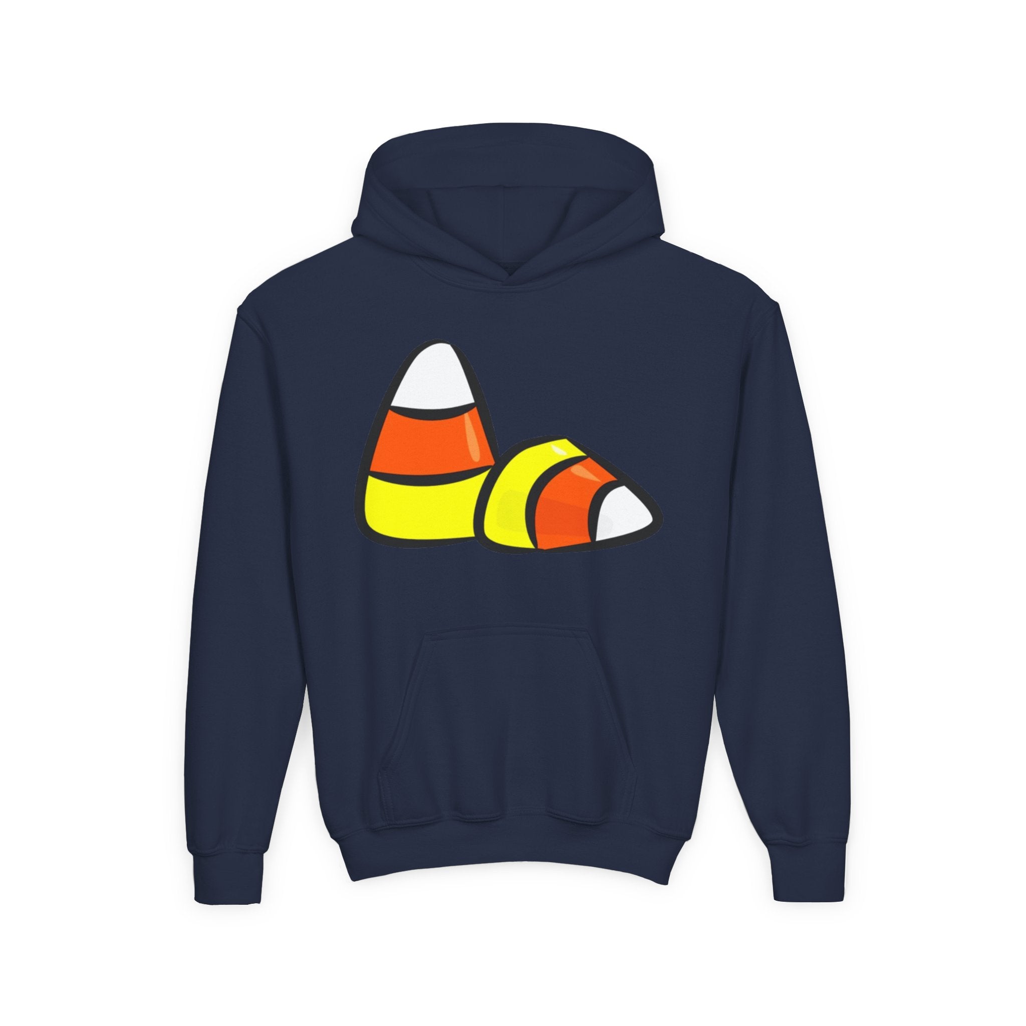 Halloween Candy Corn Youth Heavy Blend Hooded Sweatshirt