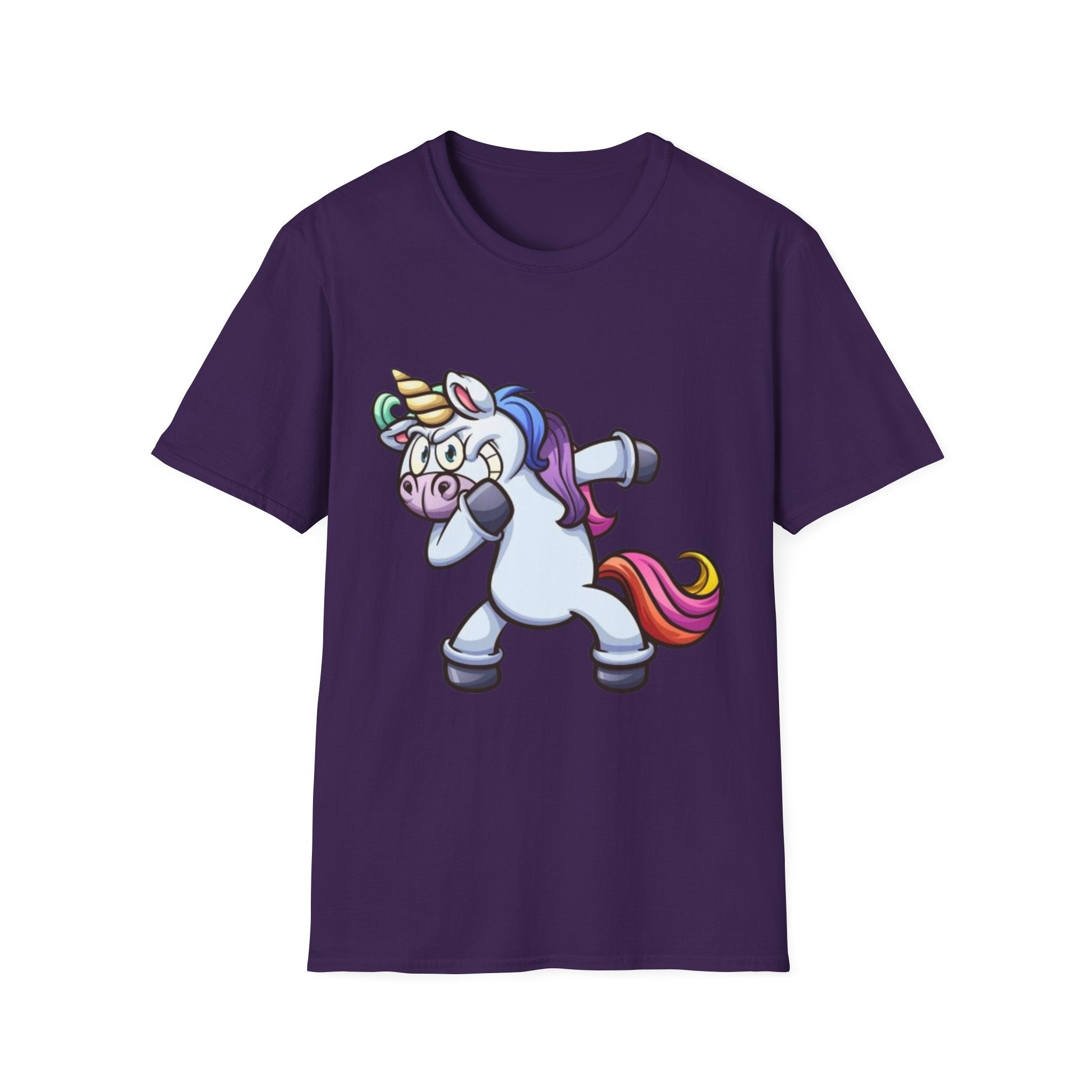 Dabbing Unicorn Unisex Softstyle T-shirt