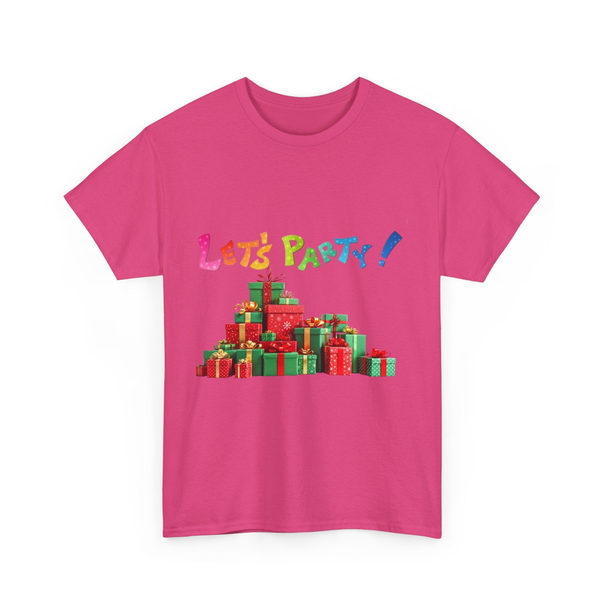 Let's Party! Christmas Presents Unisex Heavy Cotton T-Shirt