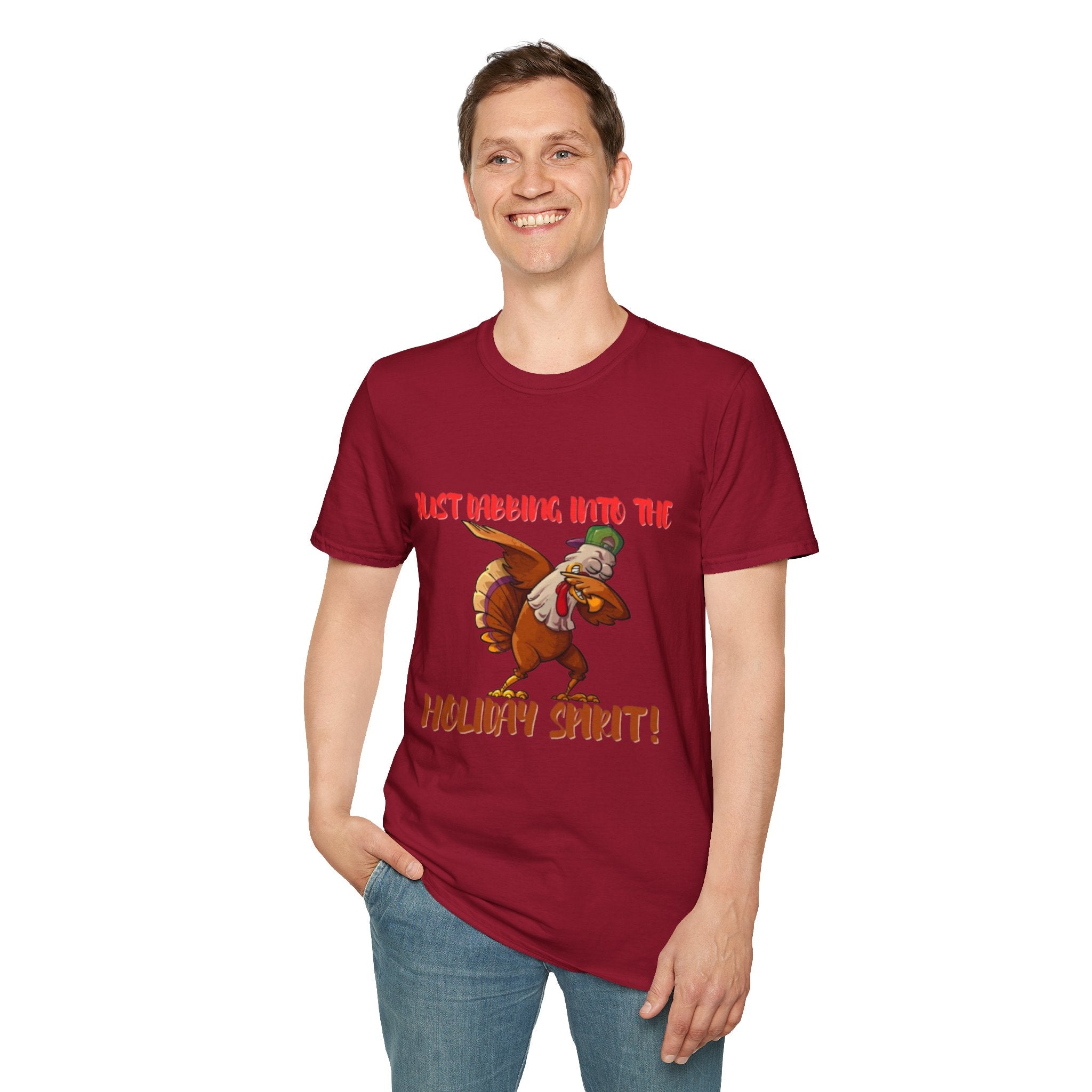 Just Dabbing Into The Holiday Spirit! Unisex Softstyle T-Shirt