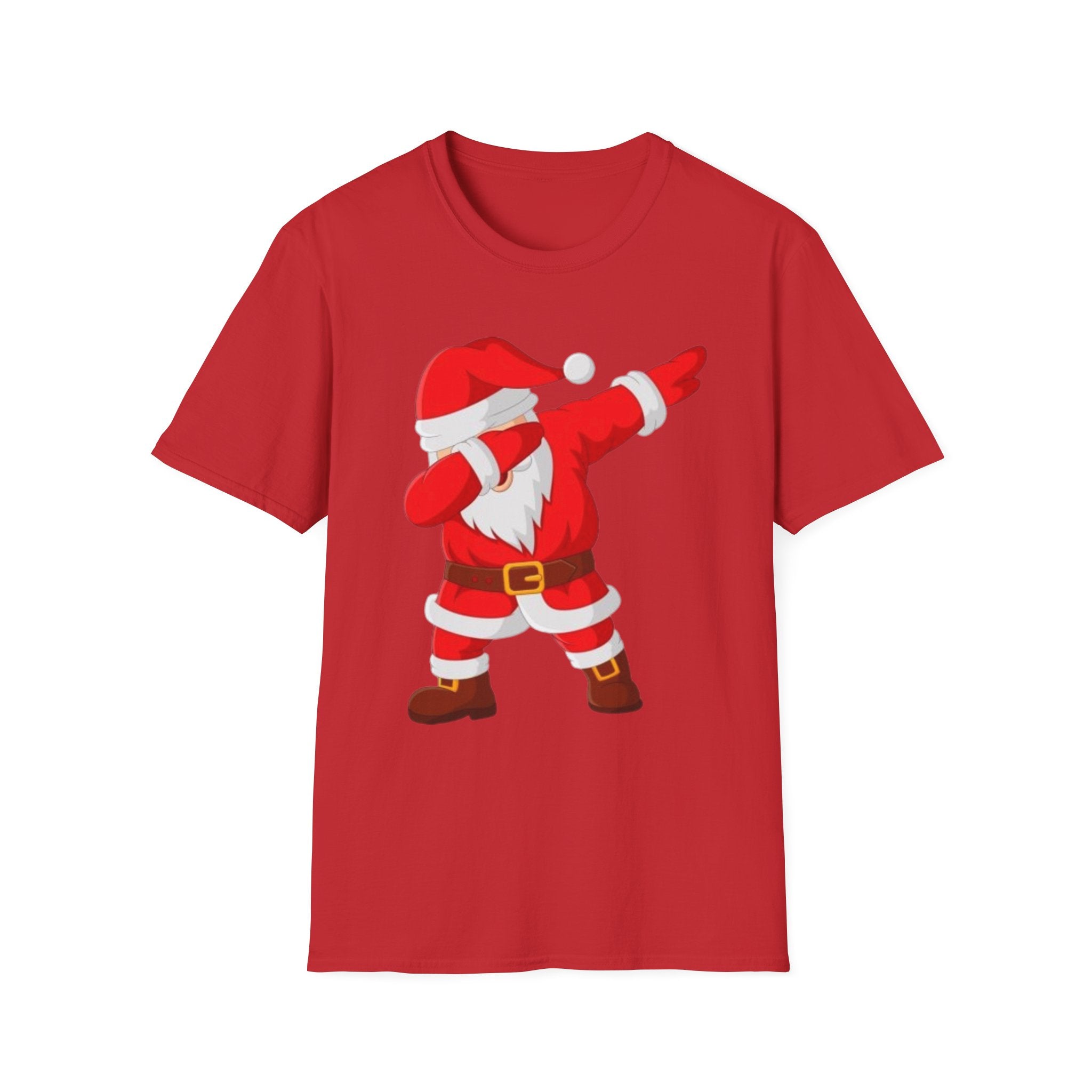 Dabbing Santa Unisex Softstyle T-Shirt